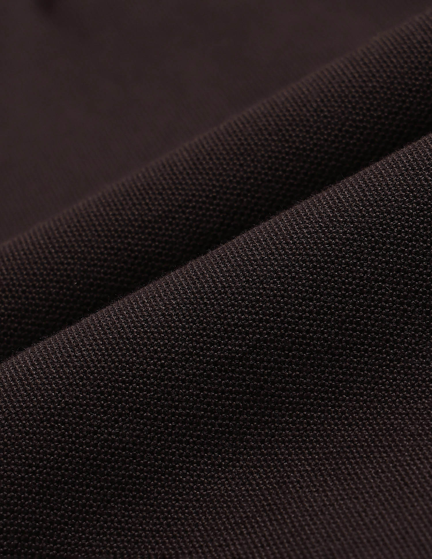 Textured Pure Cotton Polo Shirt Dark Brown - U.S. POLO ASSN. | Large