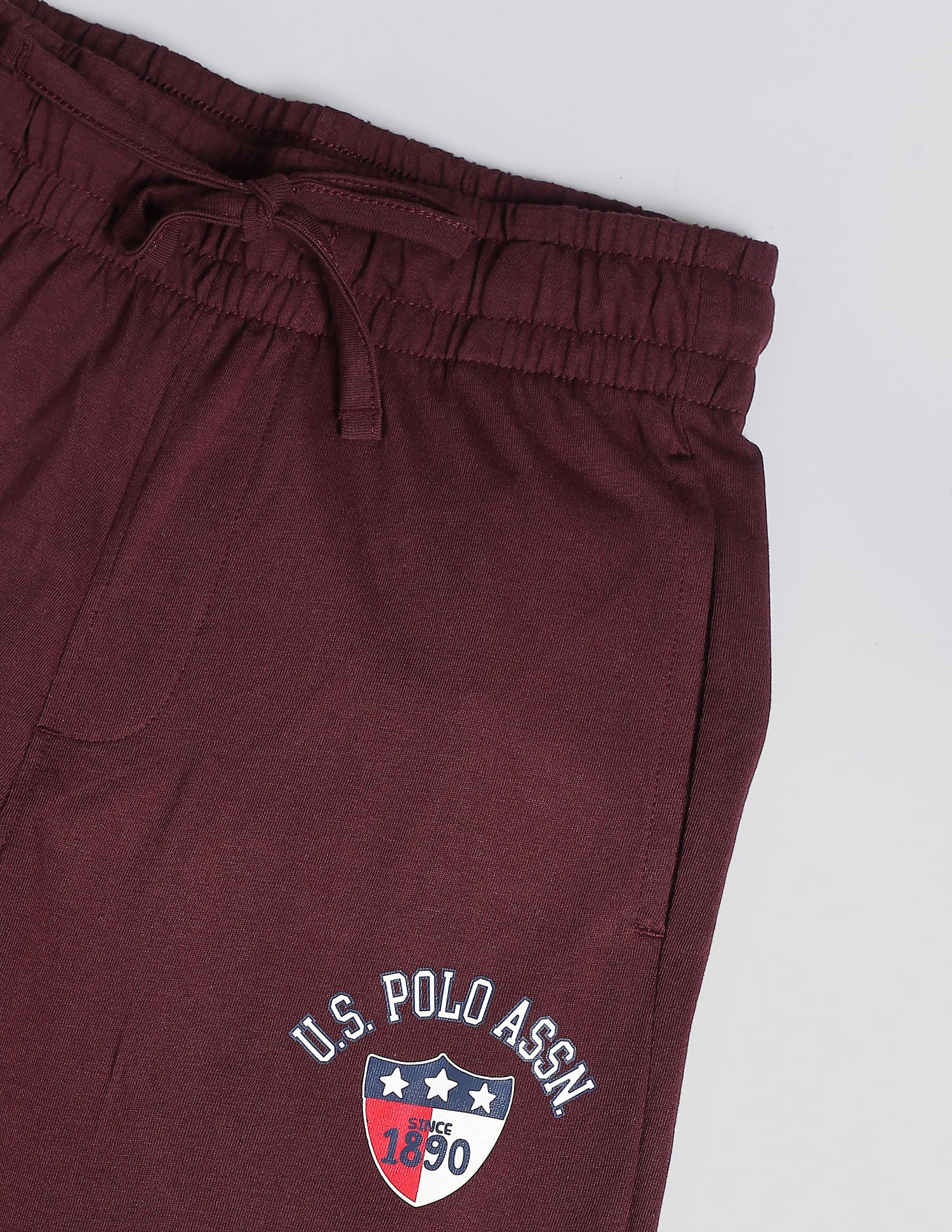 Drawstring Waist OKR01 Track Pants - Pack Of 1 Maroon - U.S. POLO ASSN. | Large