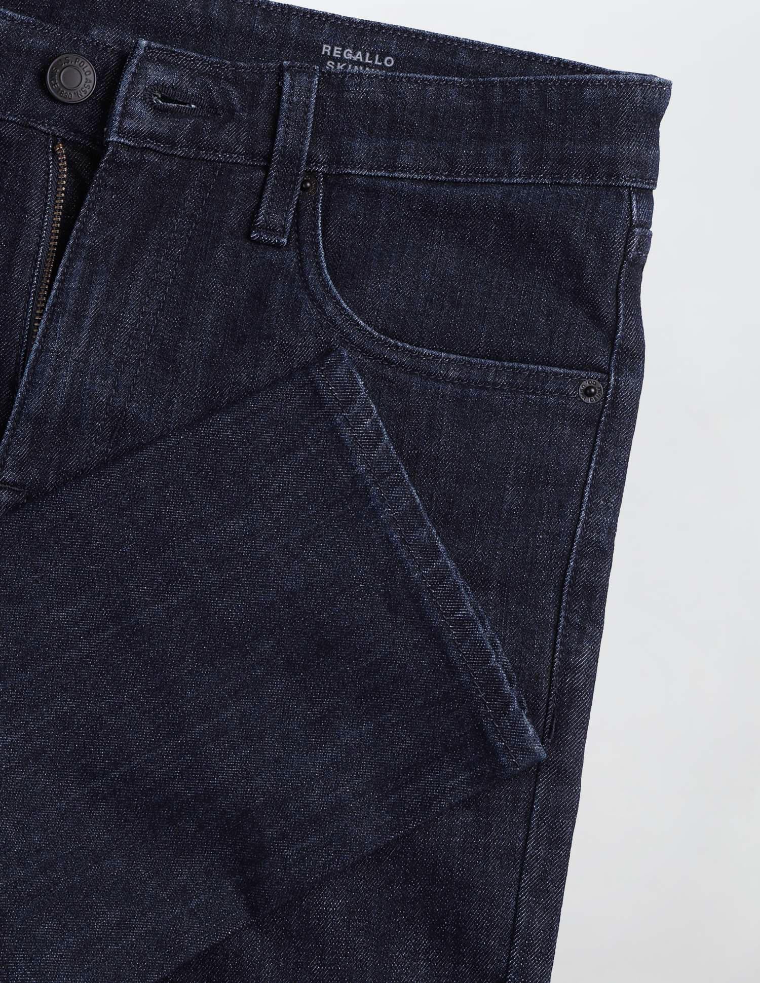 Regallo Skinny Fit Blue Jeans Indigo - U.S. Polo Assn. India | Large