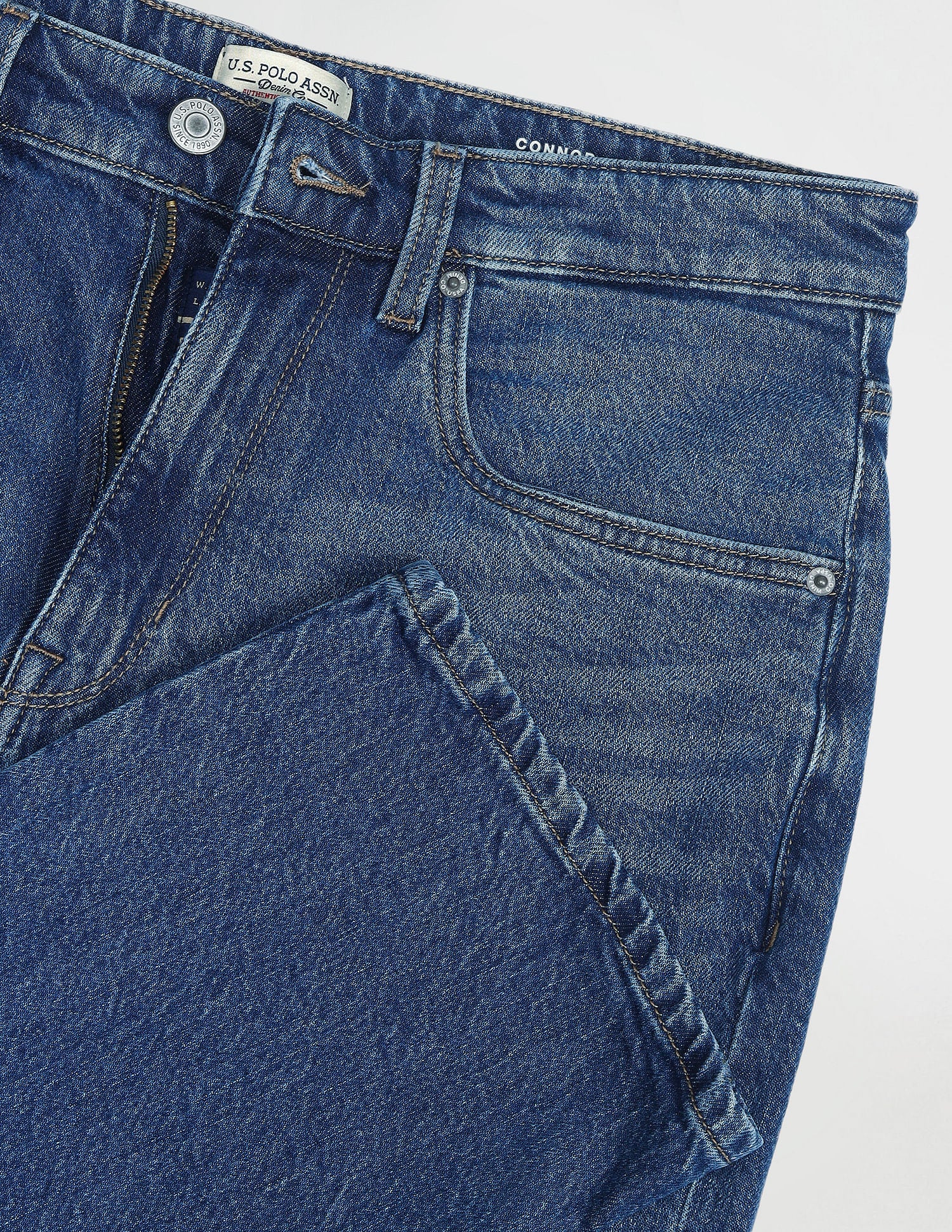 Connor Bootcut Blue Jeans Blue - U.S. POLO ASSN. | Large