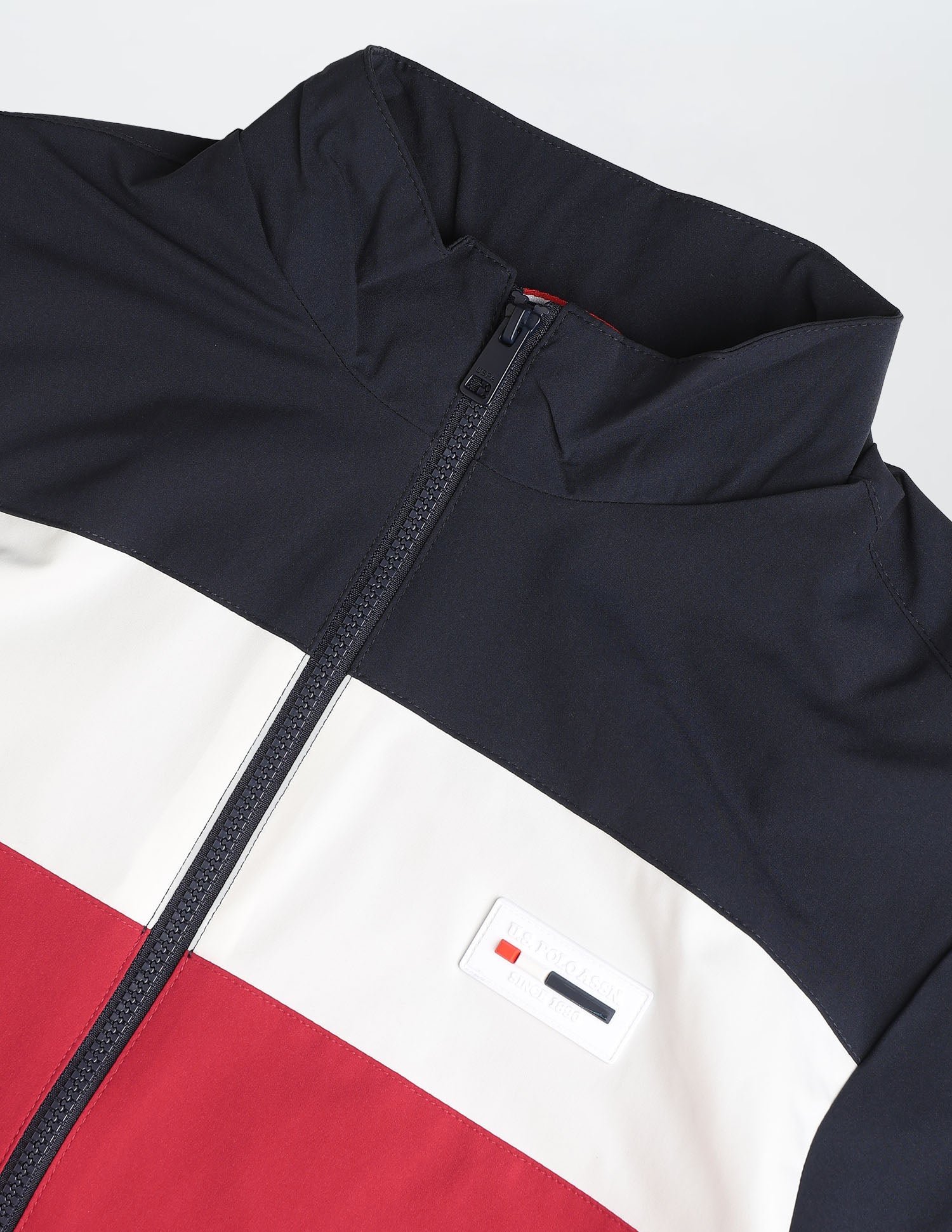 Colour Blocked Regular Fit Casual Jacket Dark Navy - U.S. POLO ASSN. | Large