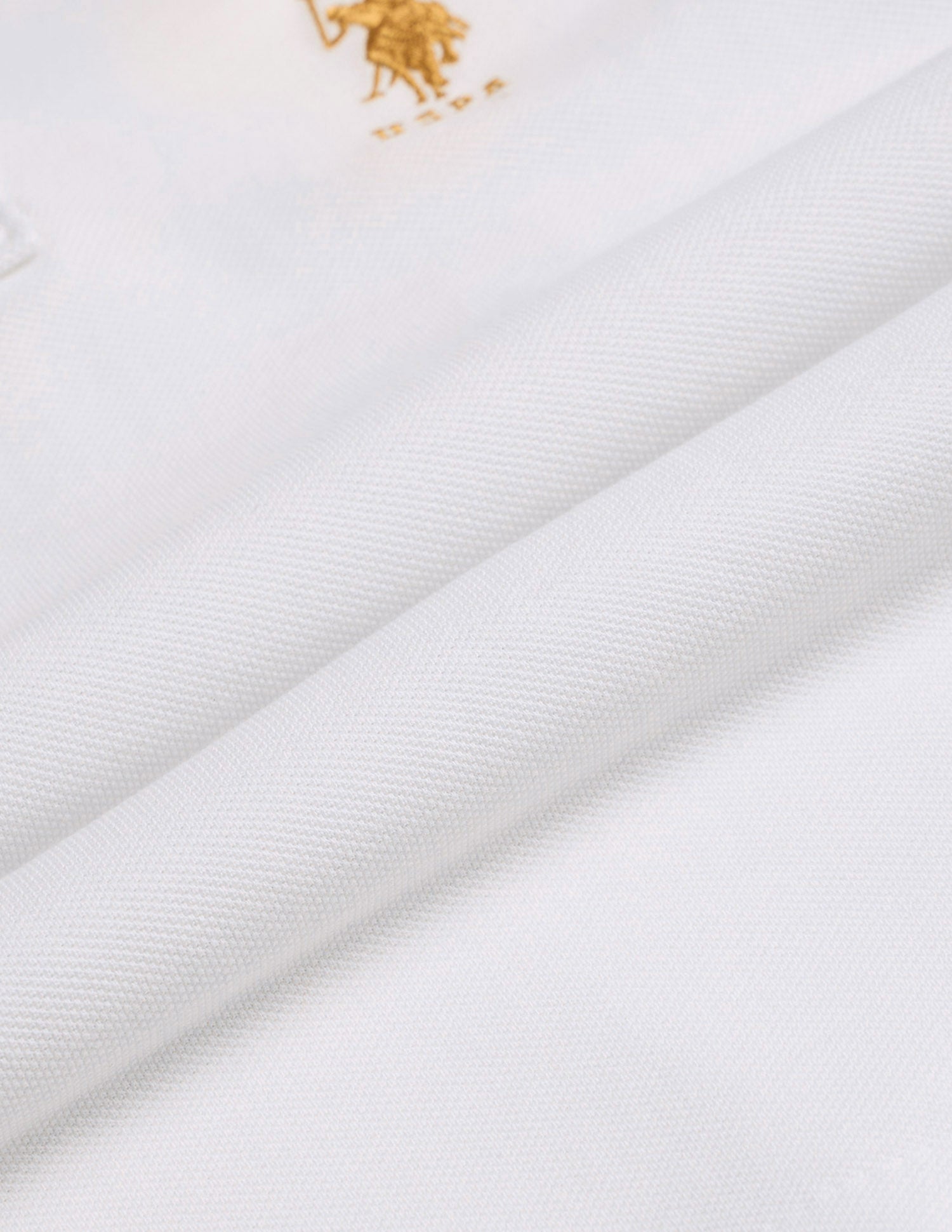 Boys Embroidered Regular Fit Polo Shirt Off White - U.S. POLO ASSN. | Large