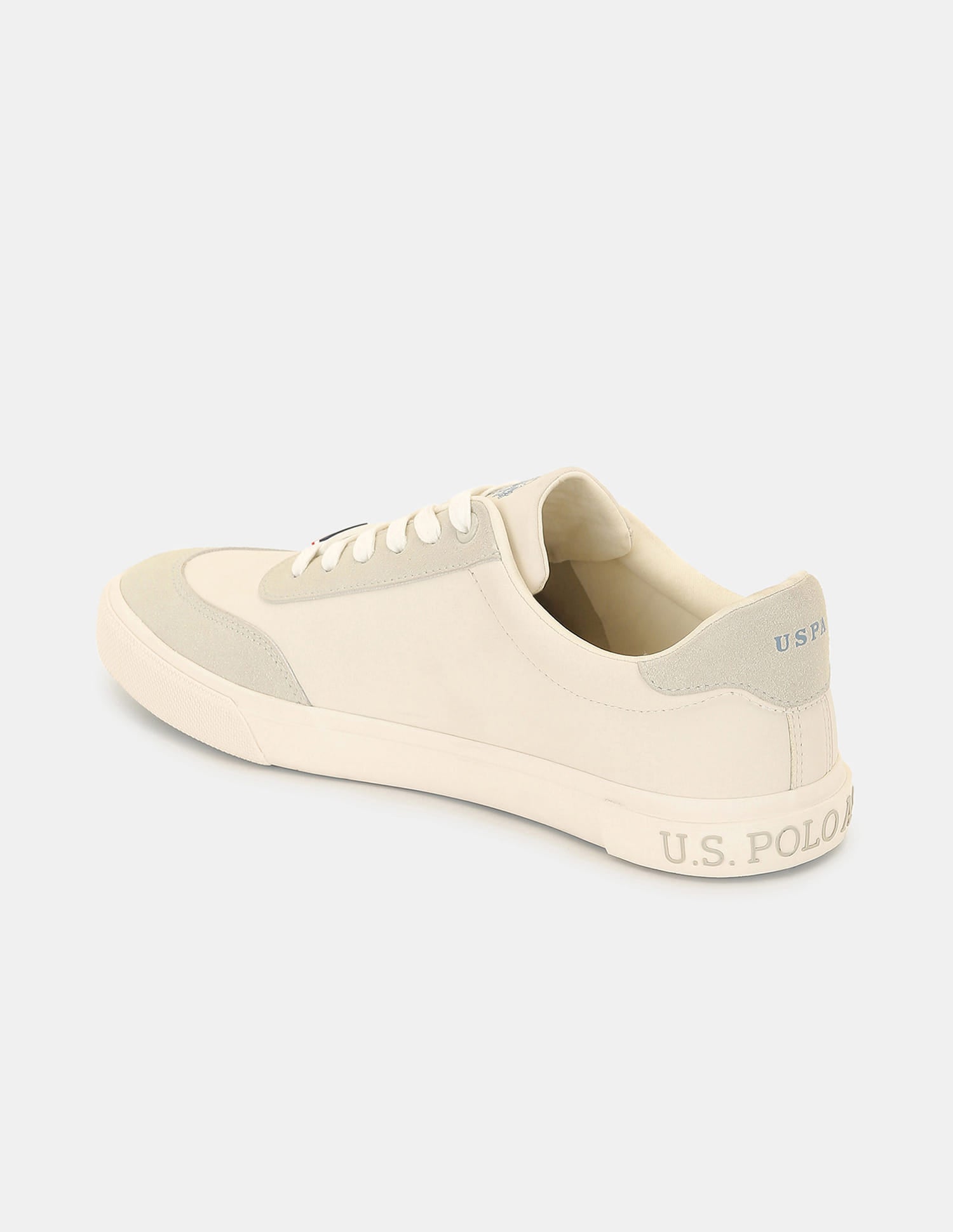 Men Krister 4.0 Colourblocked Sneakers Cream - U.S. Polo Assn. India | Large