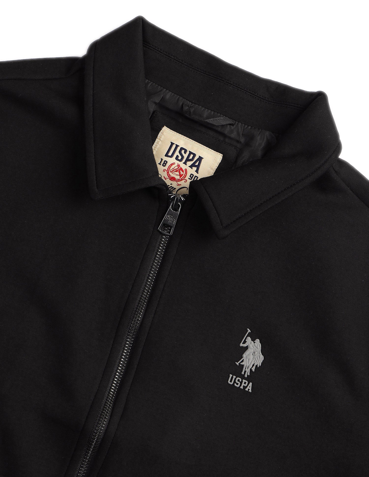 Regular Fit Black & Gold Jacket Black - U.S. POLO ASSN. | Large