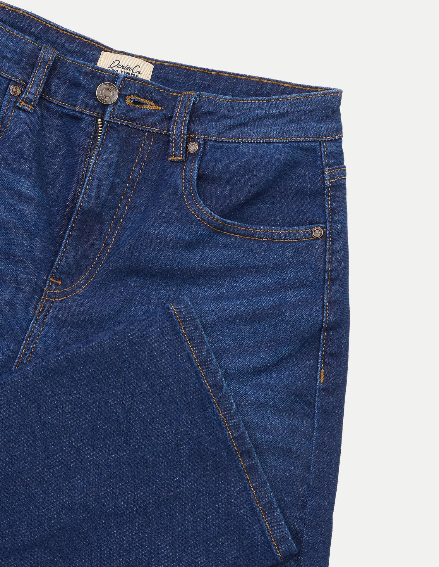 Straight Fit Blue Jeans Dark Blue - U.S. Polo Assn. India | Large