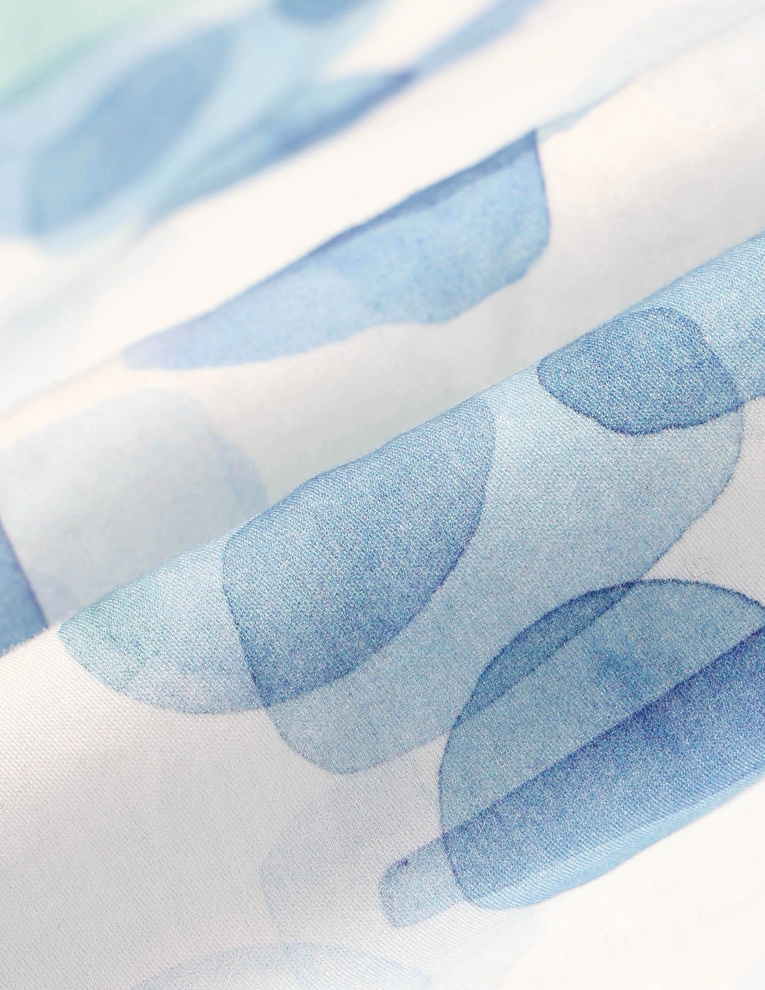 Boys Abstract Printed Satin Shirt Blue - U.S. POLO ASSN. | Large