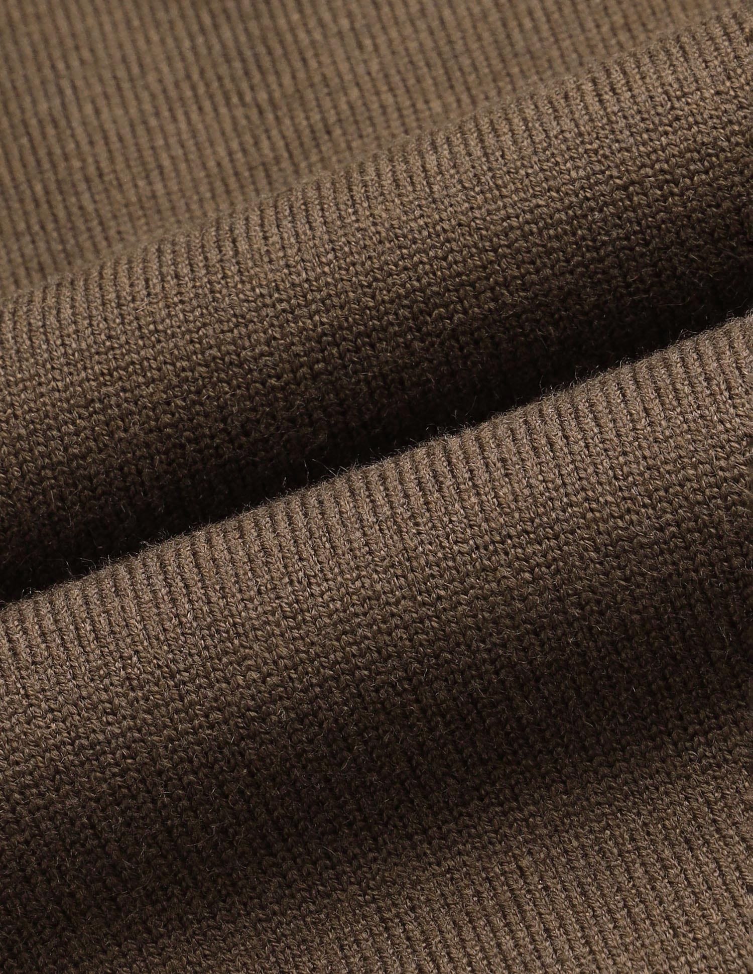 Mock Neck Regular Fit Sweater Dark Brown - U.S. Polo Assn. India | Large
