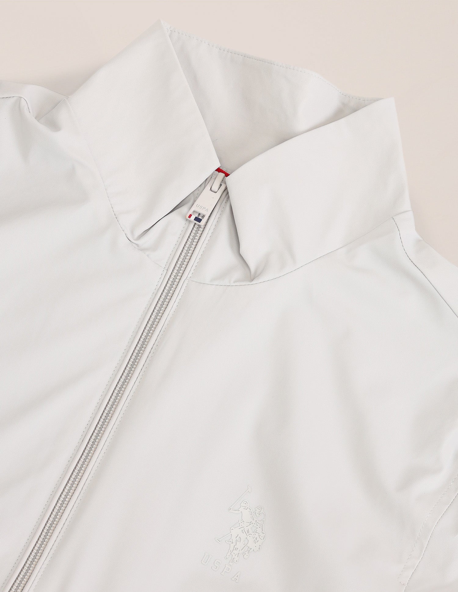 Graphic Printed Regular Fit Jacket Ice Grey - U.S. POLO ASSN. | Large