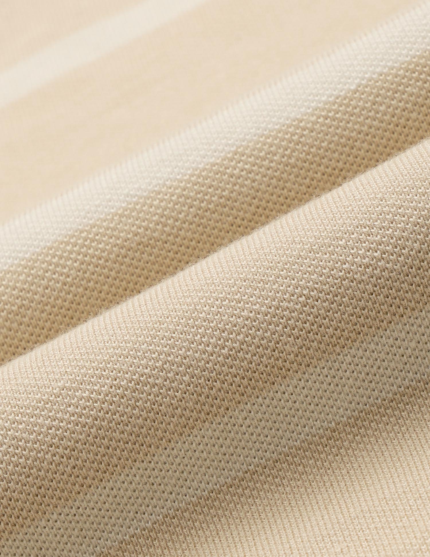 Horizontal Striped Classic Polo Shirt Beige - U.S. POLO ASSN. | Large