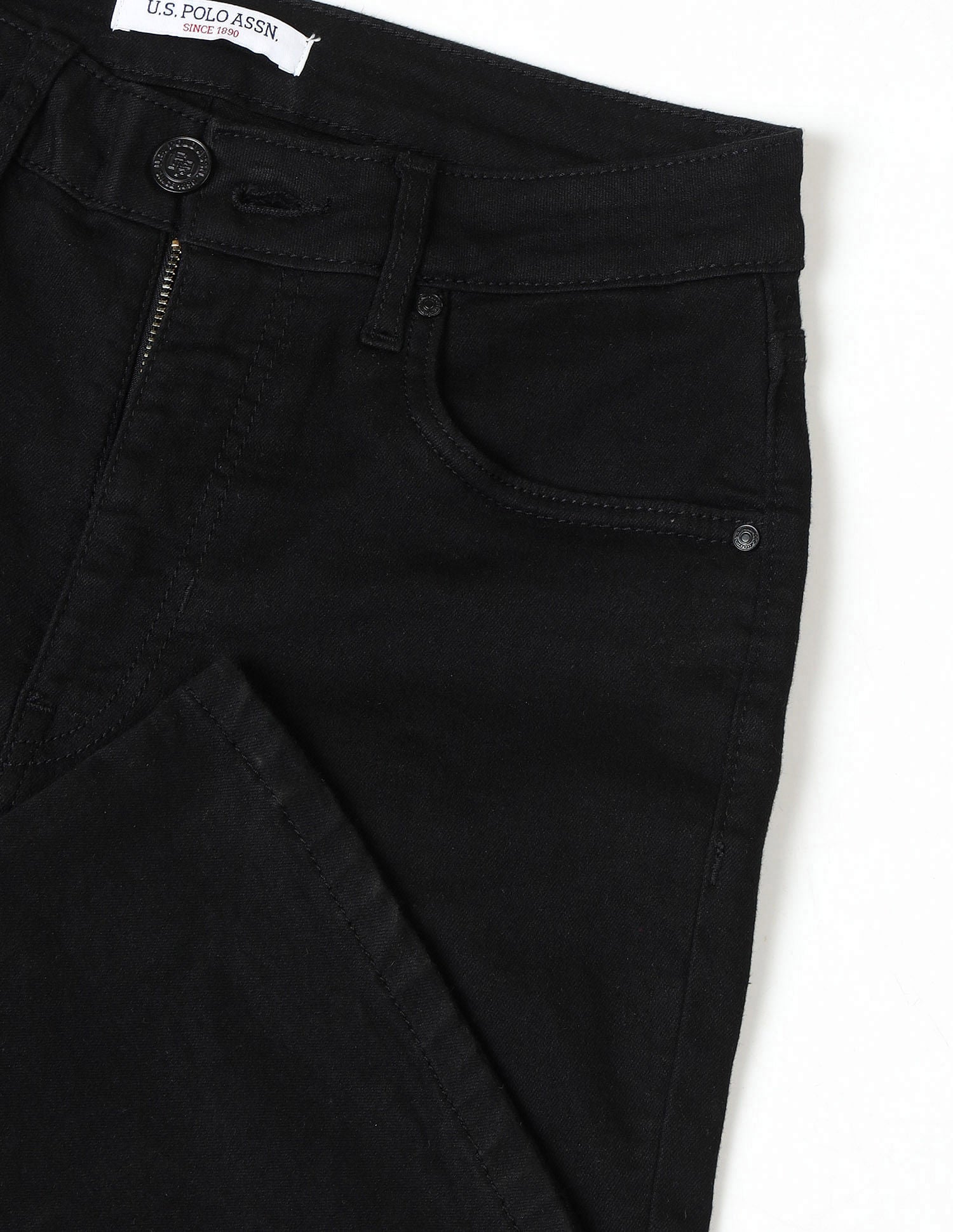High Rise Bootcut Jeans Black - U.S. Polo Assn. India | Large