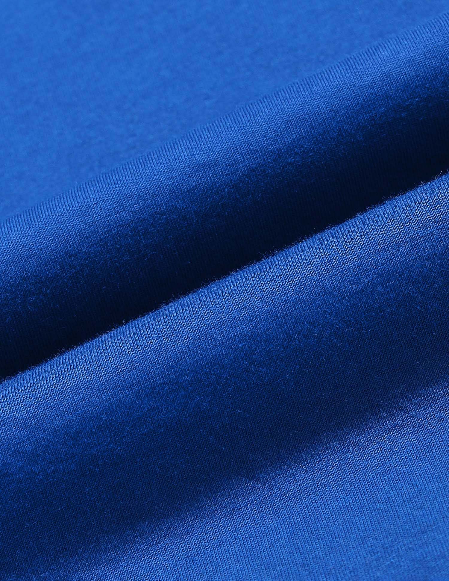 Boyfriend Fit Brand Printed Lounge T-Shirt Bright Blue - U.S. POLO ASSN. | Large