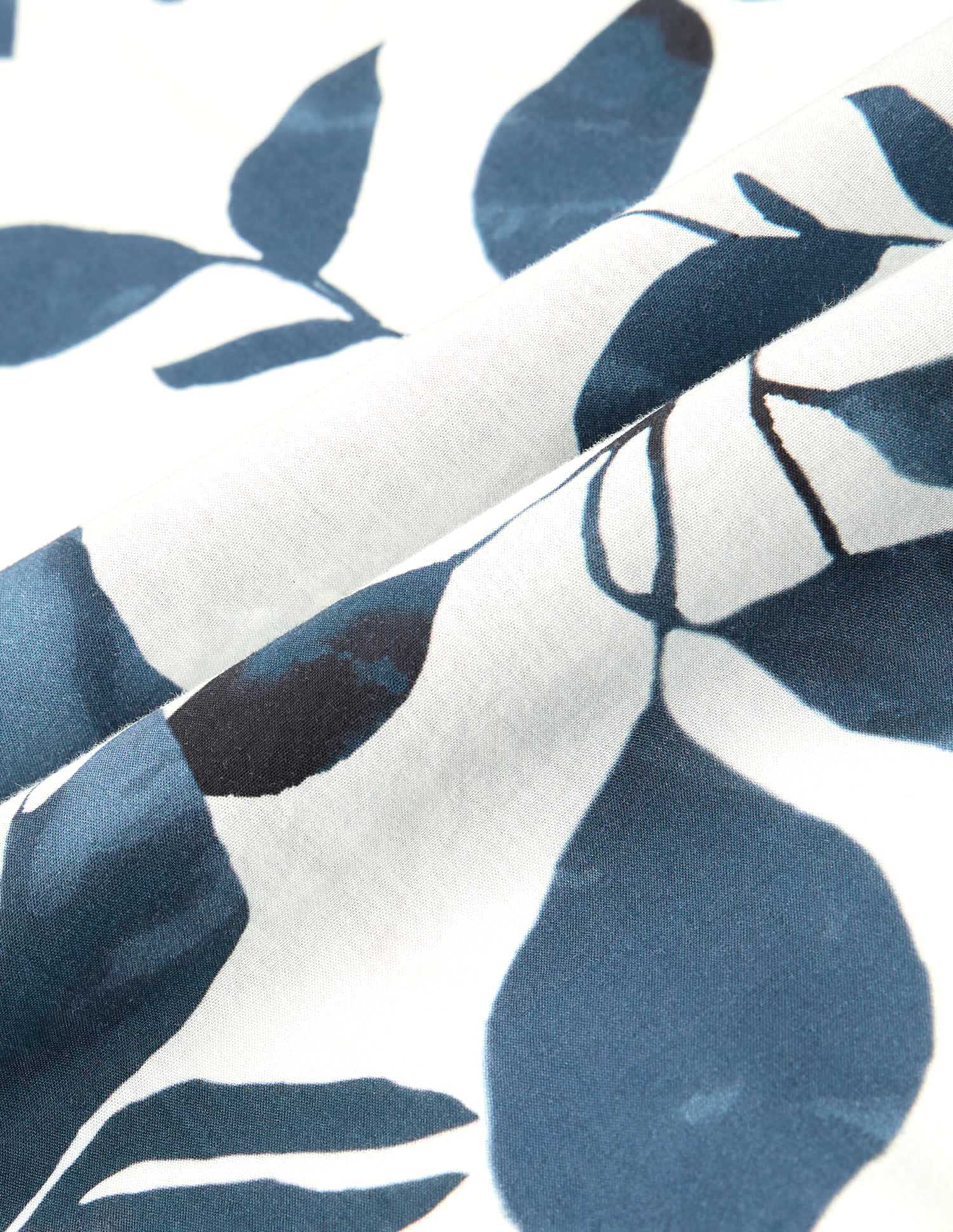 Tropical Printed Poplin Shirt Off White - U.S. Polo Assn. India | Large