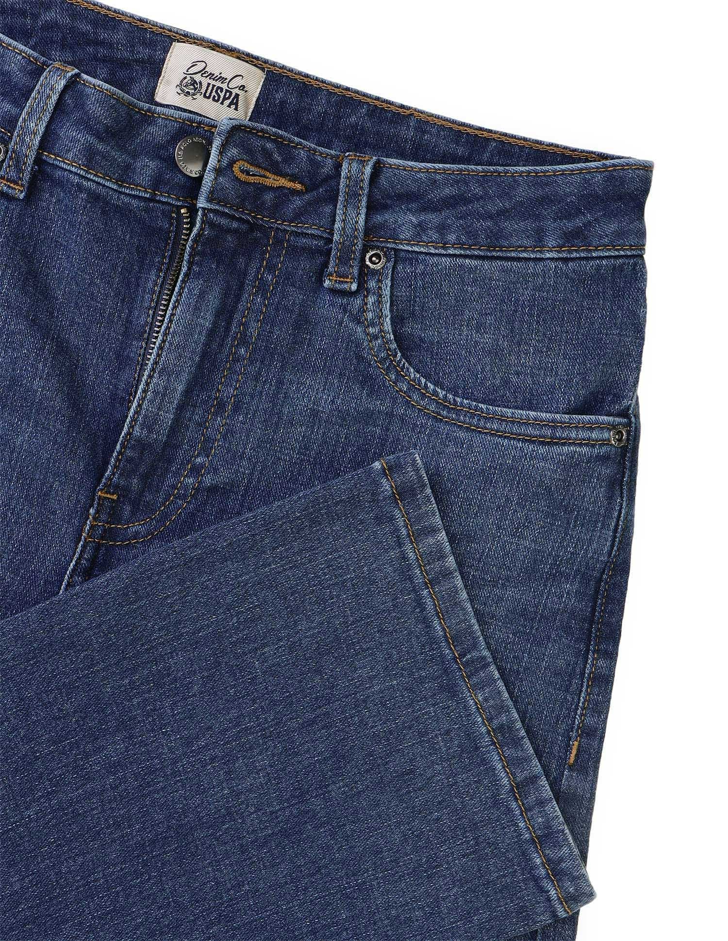 Straight Fit Blue Jeans Blue - U.S. Polo Assn. India | Large