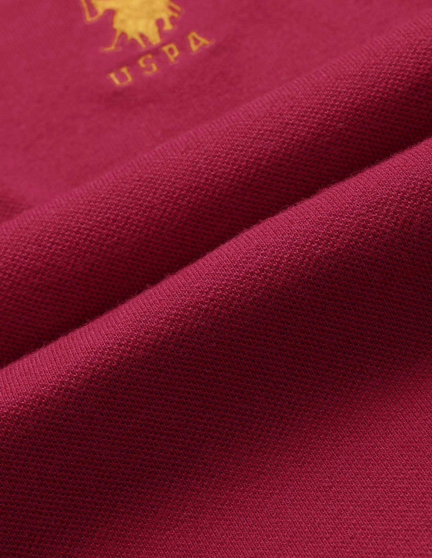 Boys Appliqued Regular Fit Polo Shirt Red - U.S. POLO ASSN. | Large