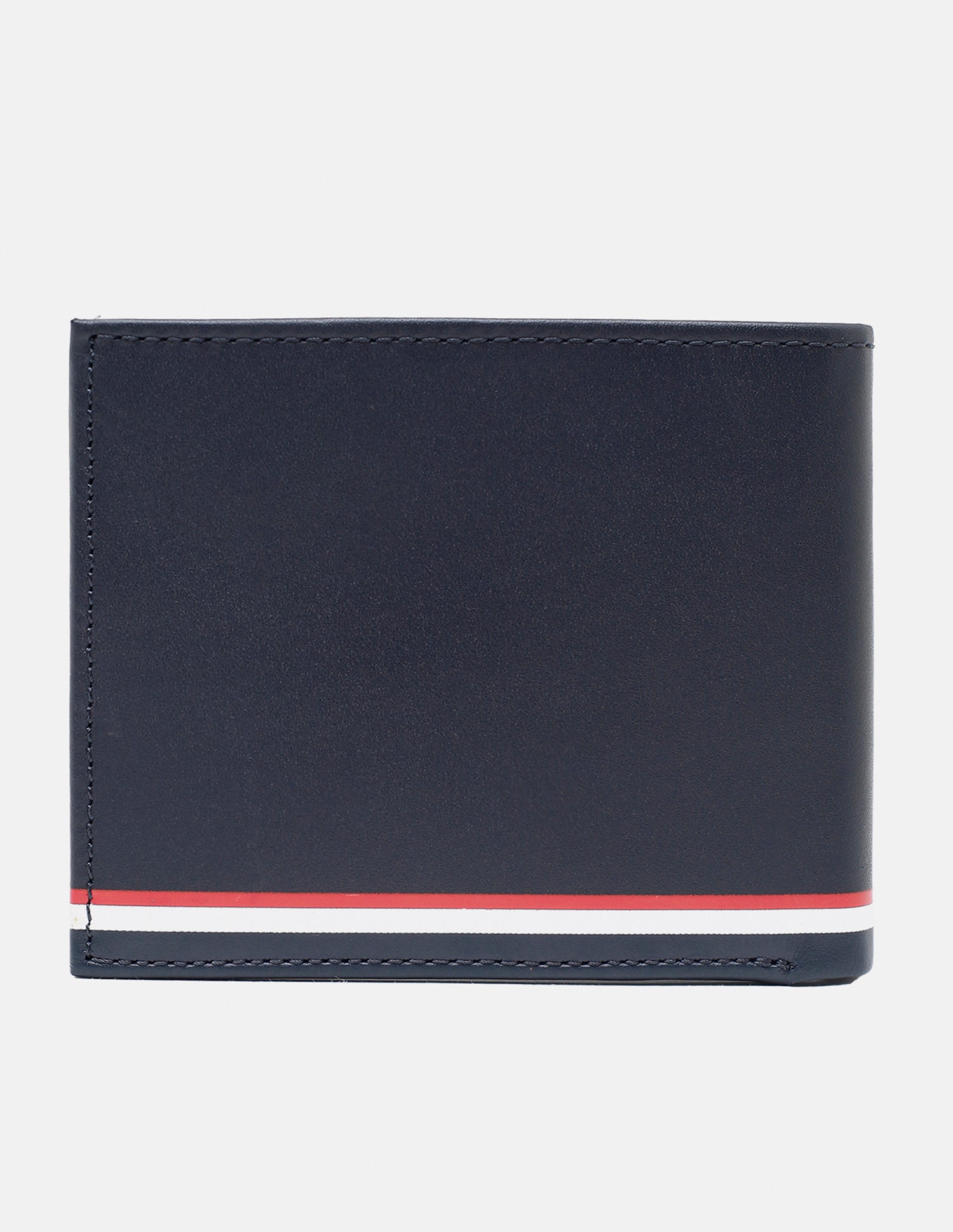 Bi-Fold Taping Solid Wallet Navy - U.S. Polo Assn. India | Large