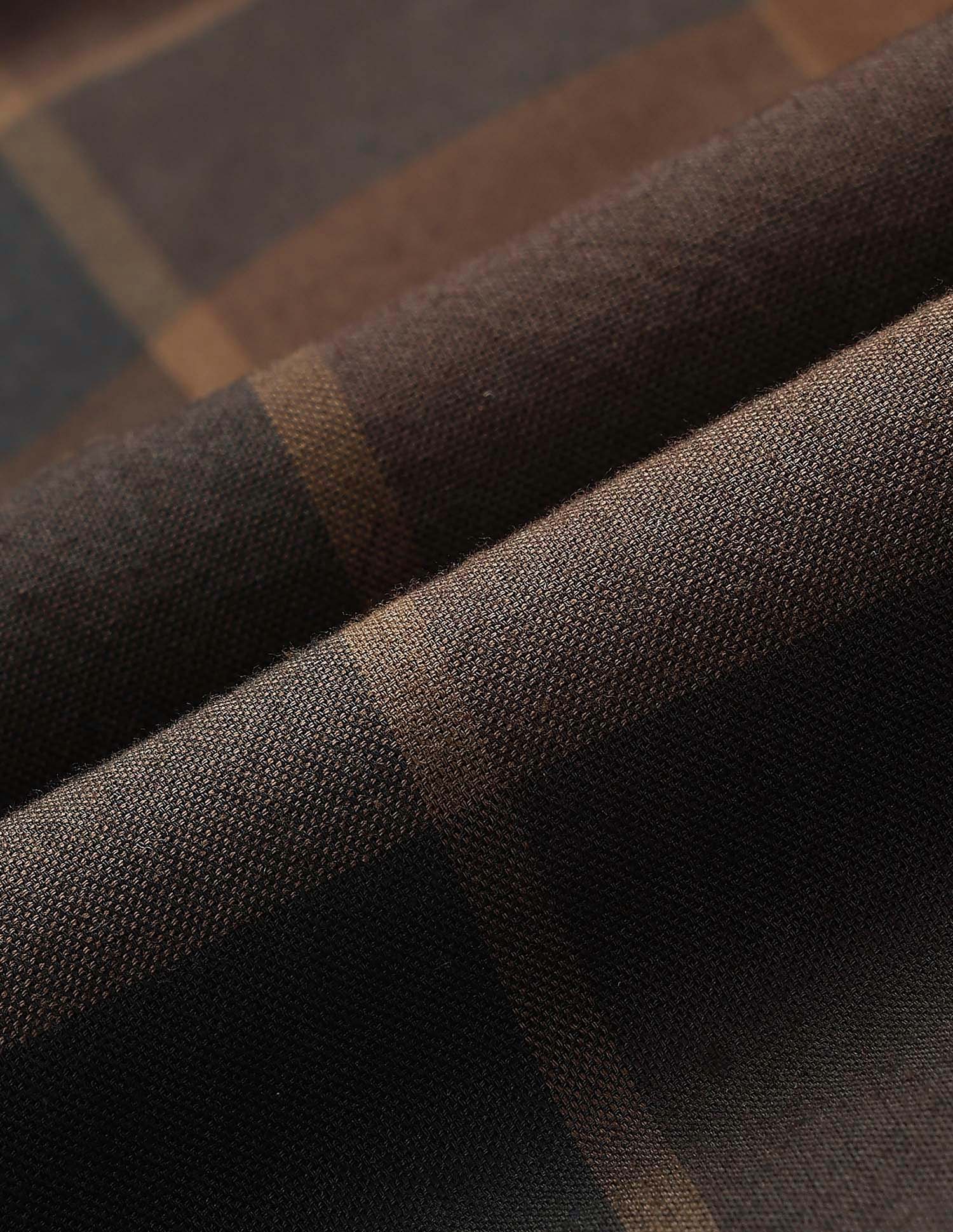 Tartan Checked Tailored Fit Shirt Choco - U.S. POLO ASSN. | Large