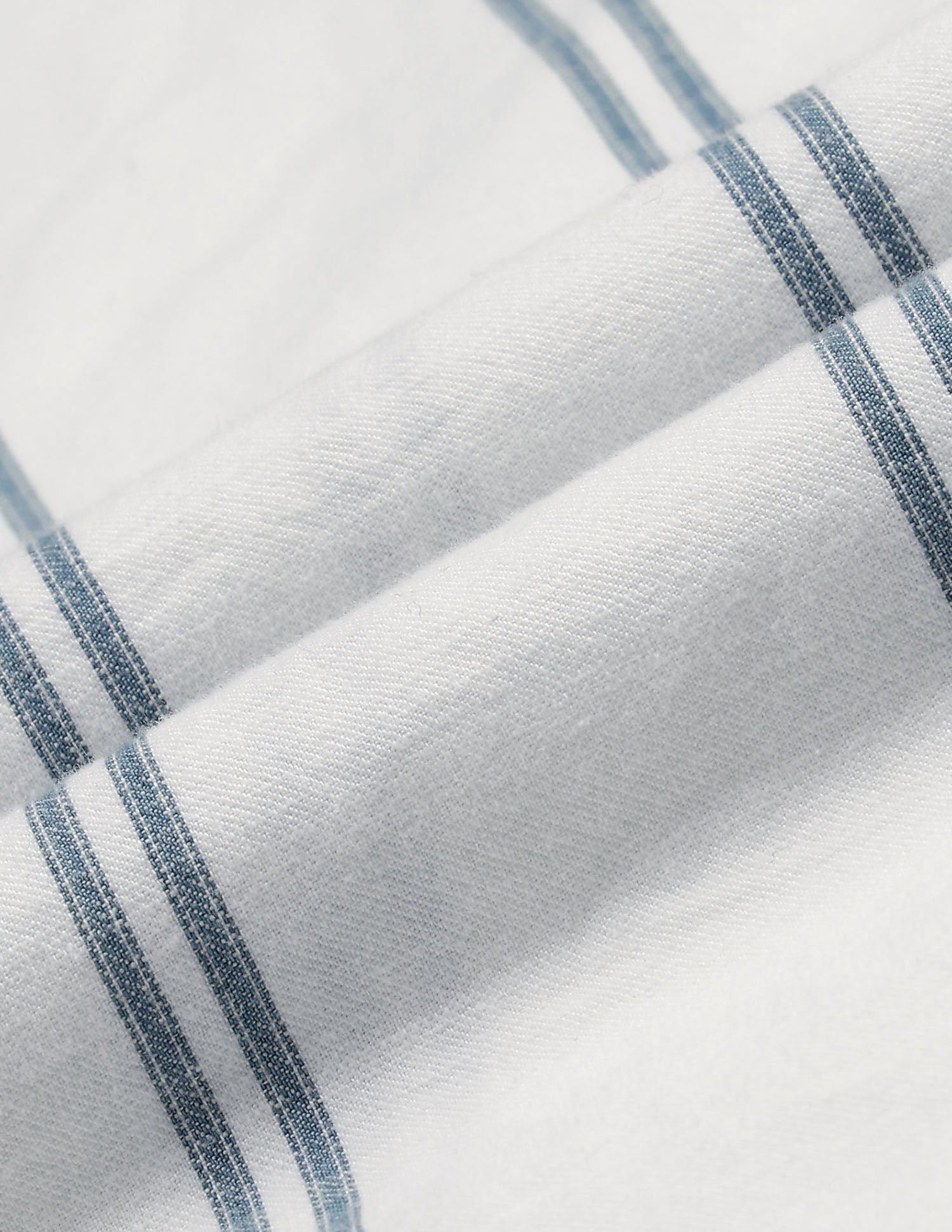 Vertical Striped Twill Shirt White - U.S. POLO ASSN. | Large