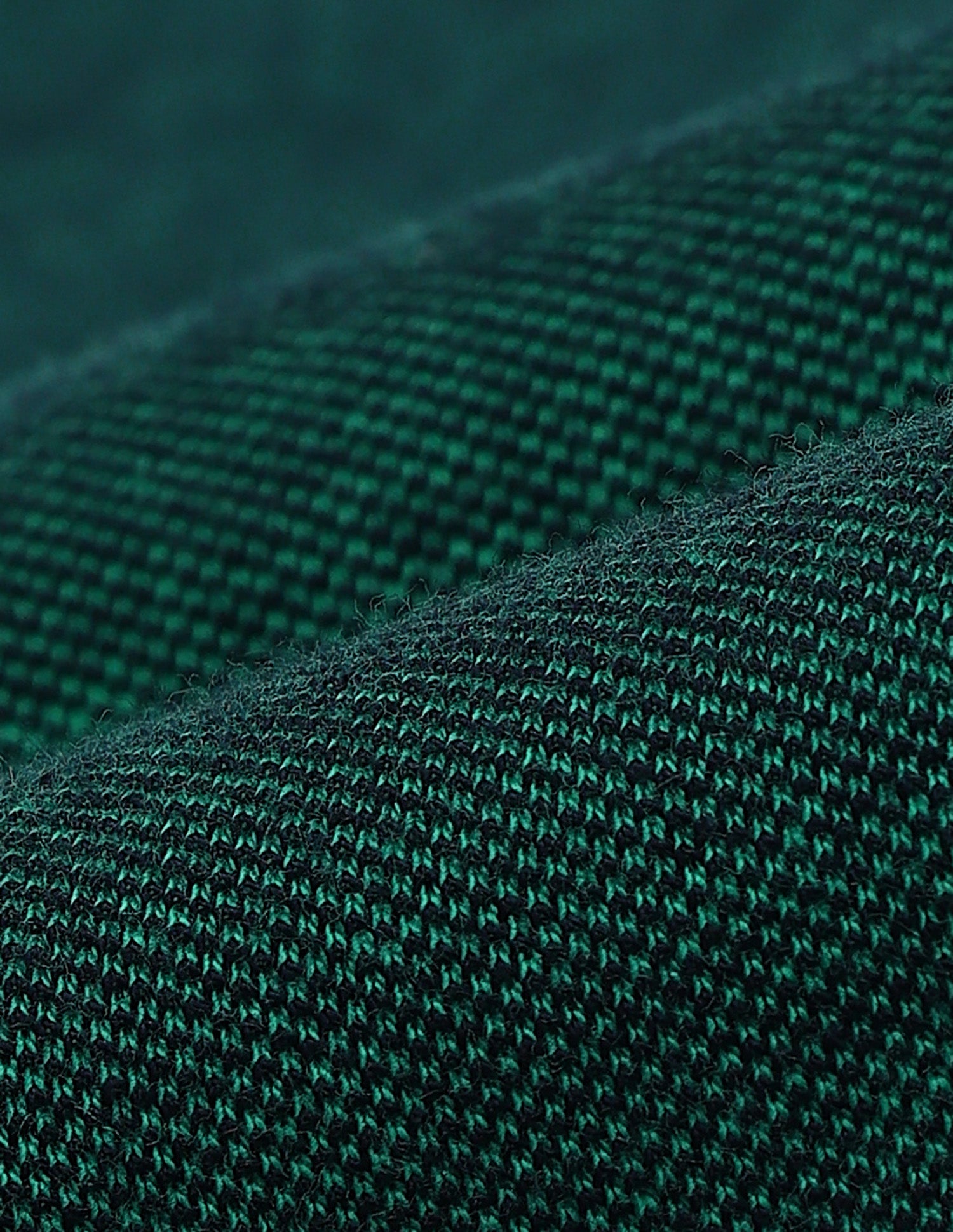 Textured Cotton Polo Shirt Dark Green - U.S. Polo Assn. India | Large
