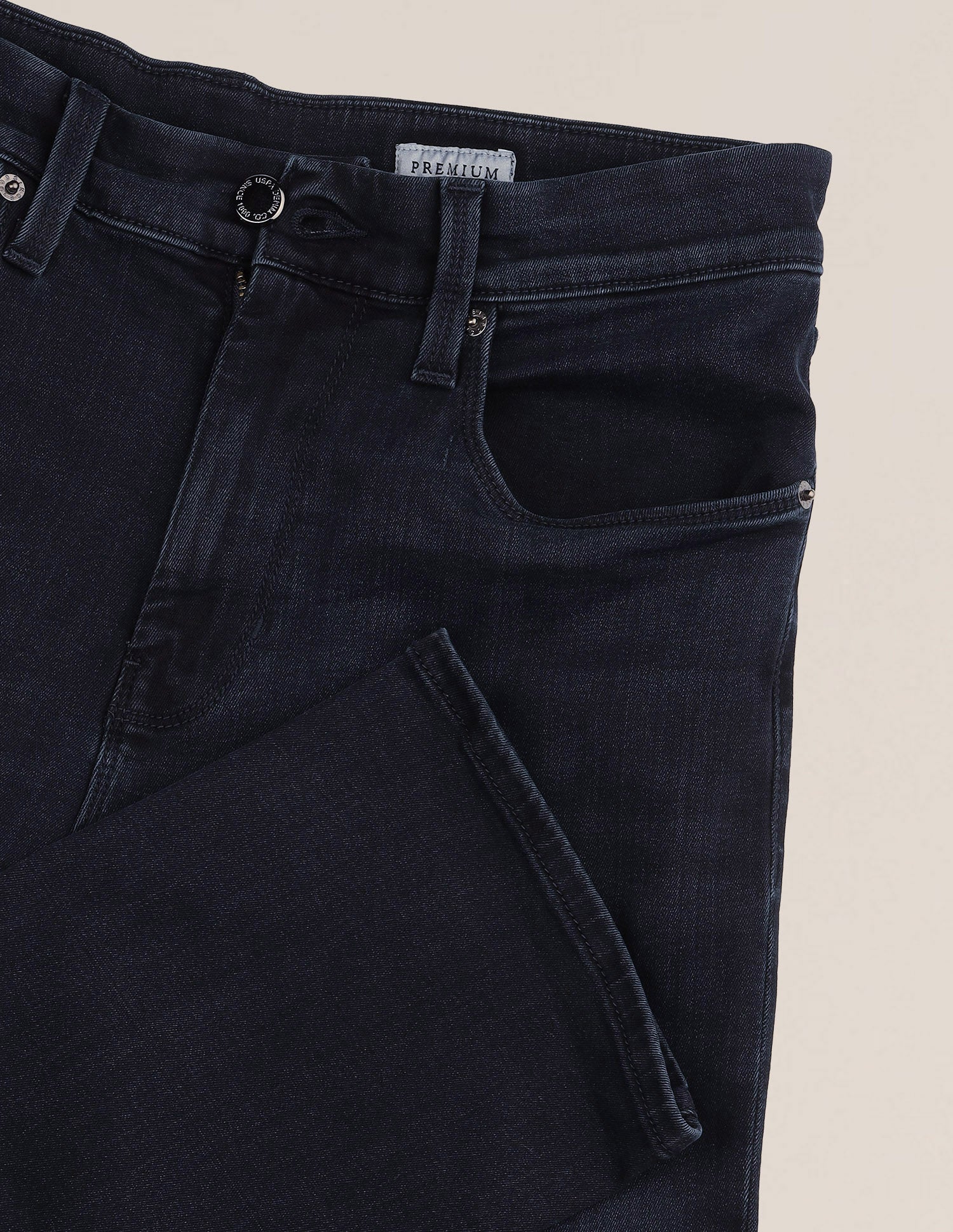 Harold Slim Straight Fit Blue Jeans Dark Blue - U.S. Polo Assn. India | Large