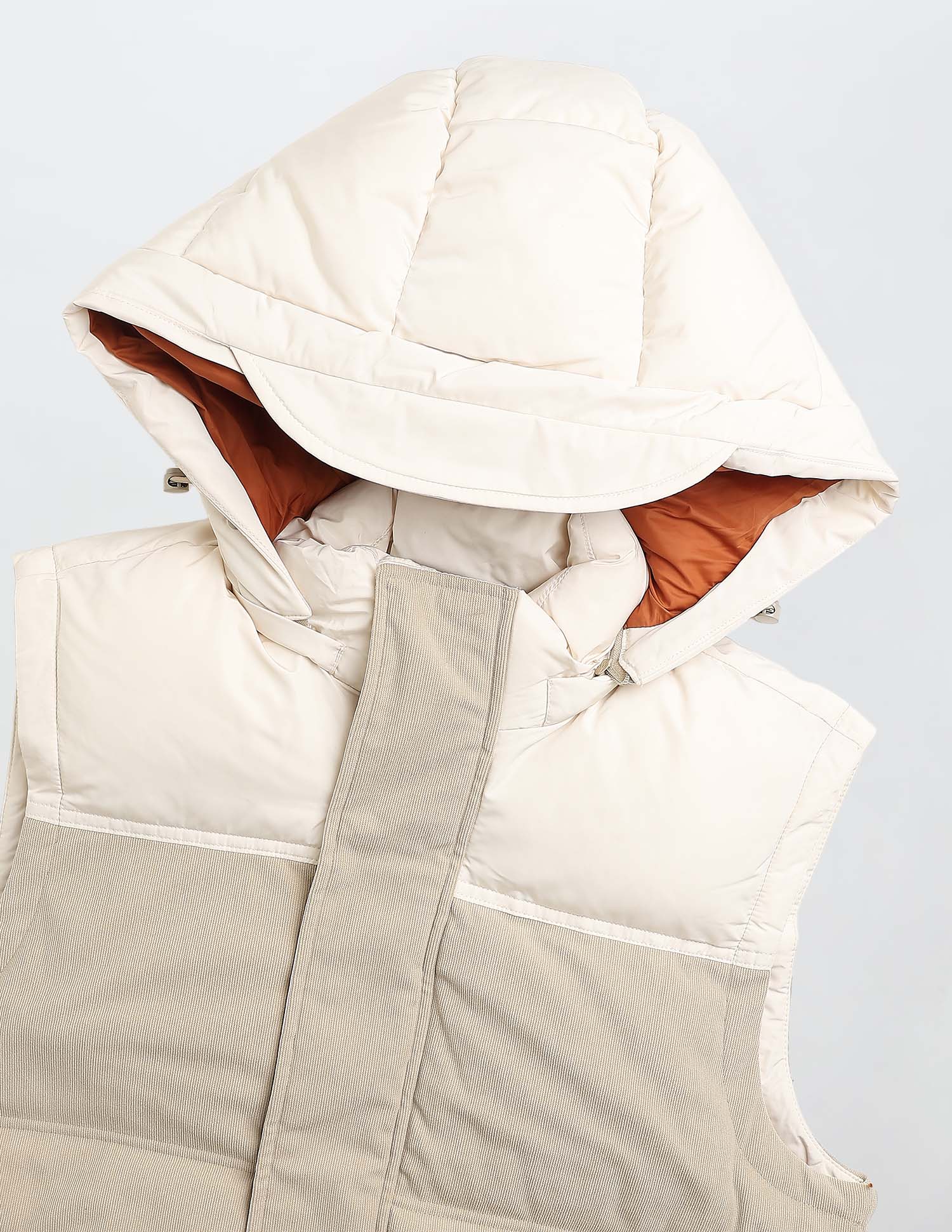 Colour Blocked Regular Fit Jacket Beige - U.S. POLO ASSN. | Large