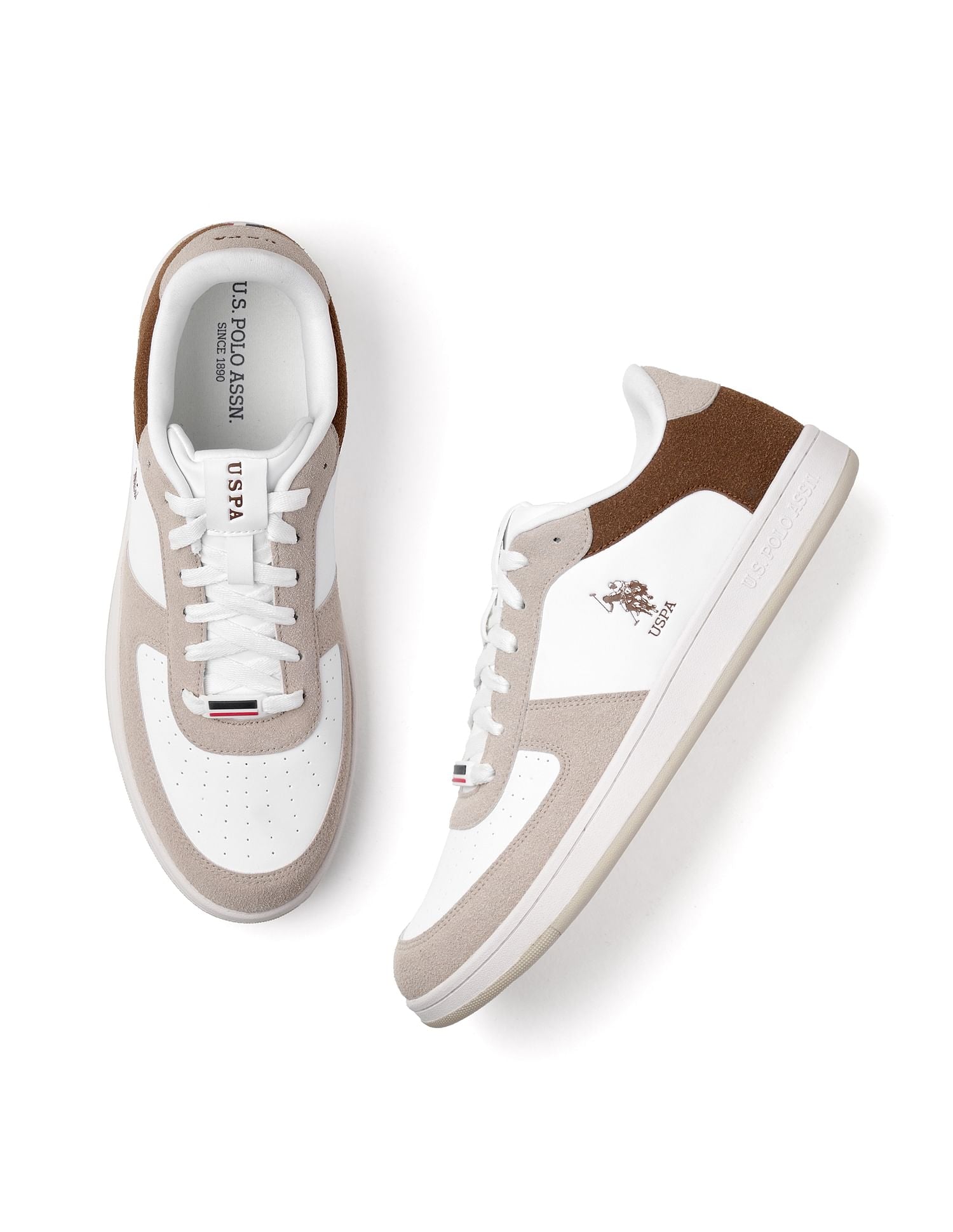 Feder Solid Casual Sneakers Beige - U.S. POLO ASSN. | Large