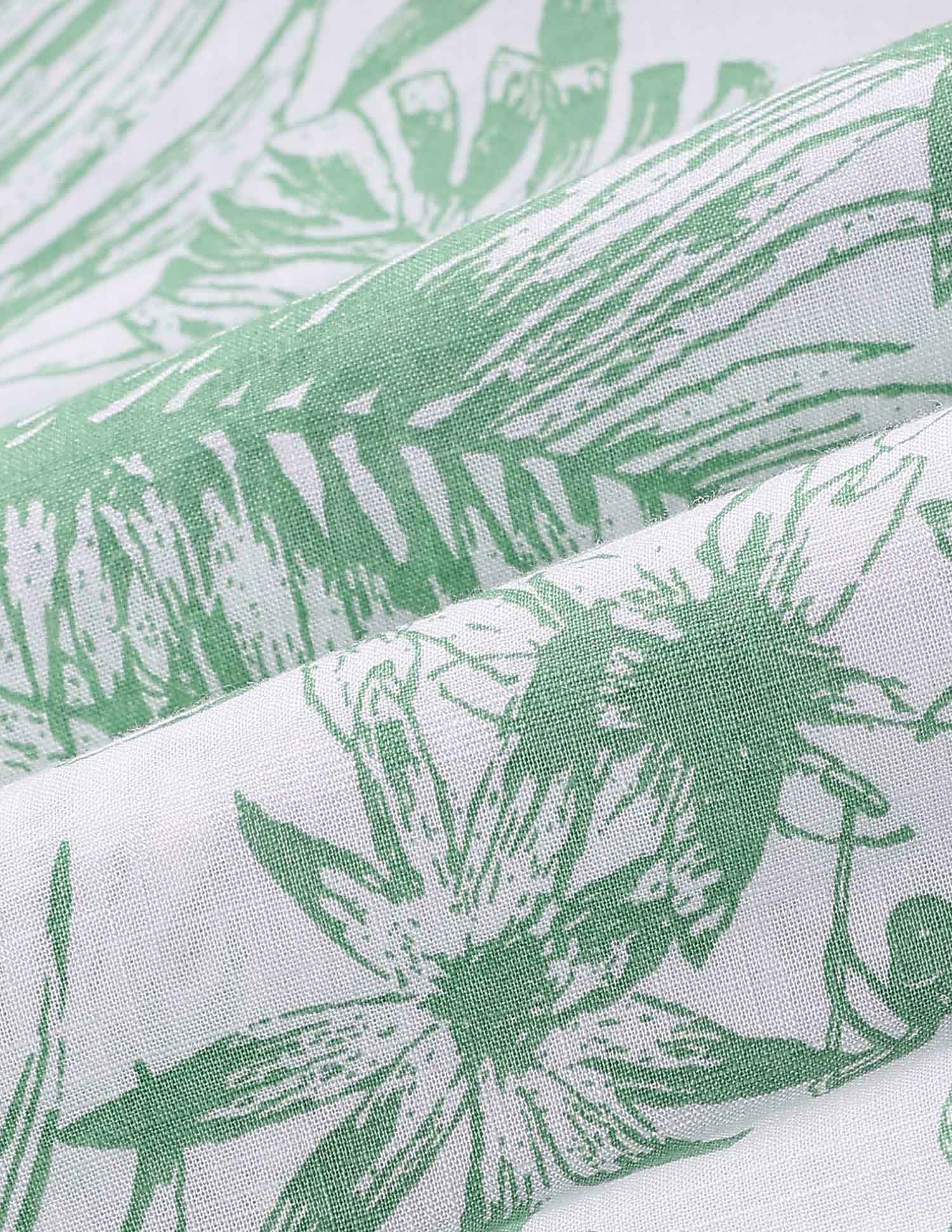 Boys Notch Collar Cotton Shirt Green - U.S. POLO ASSN. | Large