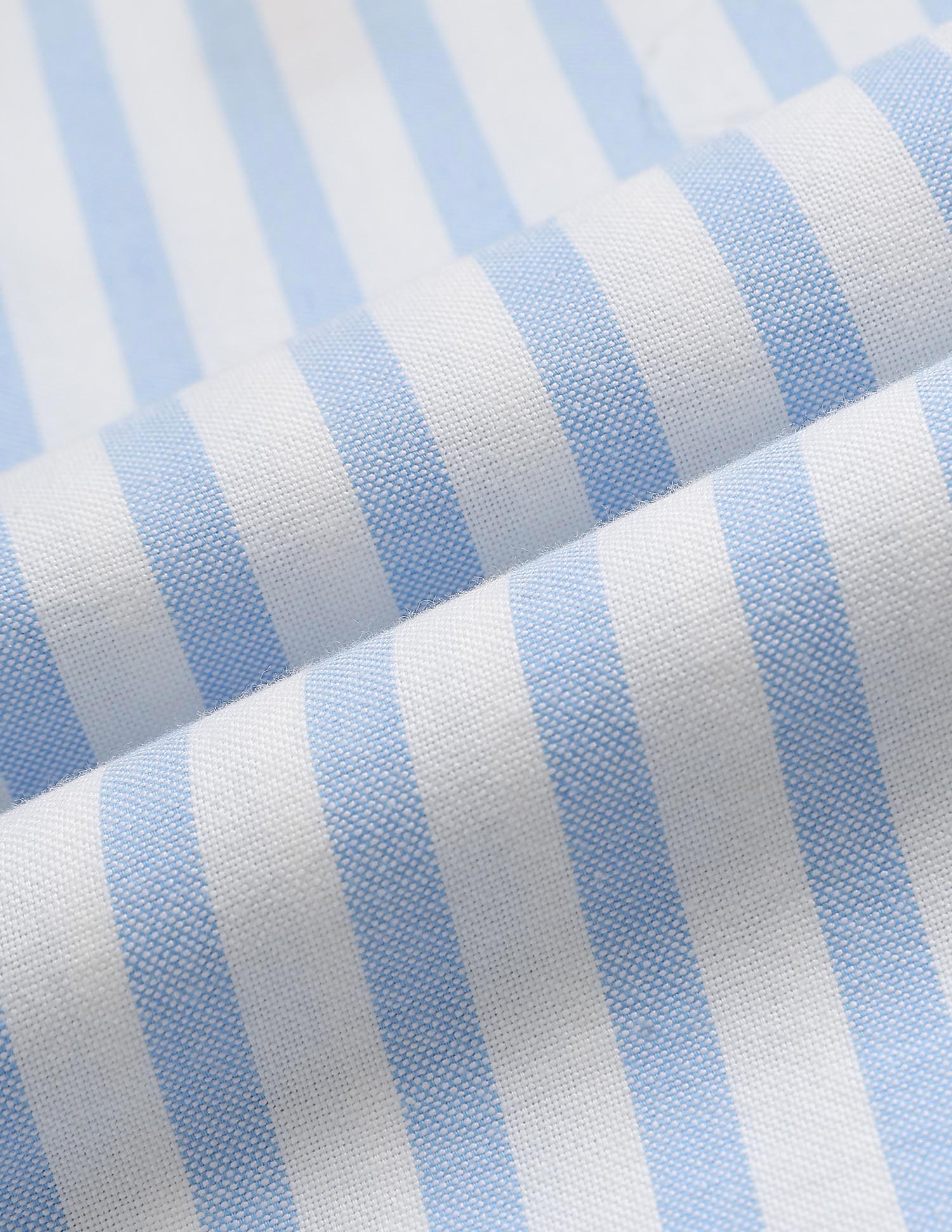 Boys Vertical Striped Oxford Shirt Blue - U.S. Polo Assn. India | Large