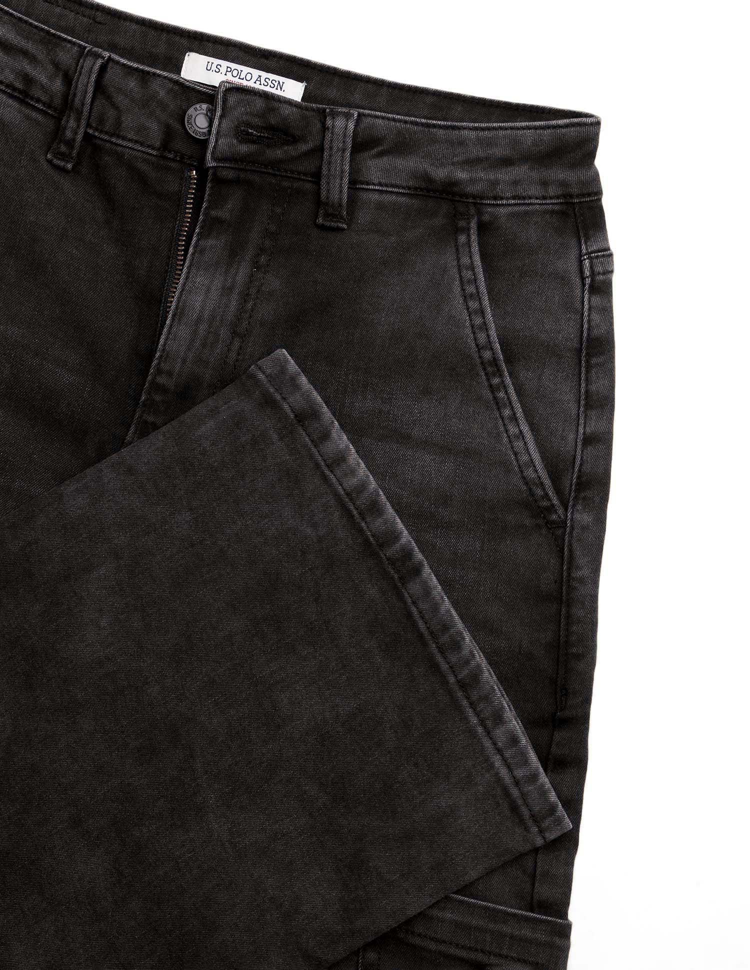 High Rise Wide Leg Fit Jeans Grey - U.S. POLO ASSN. | Large