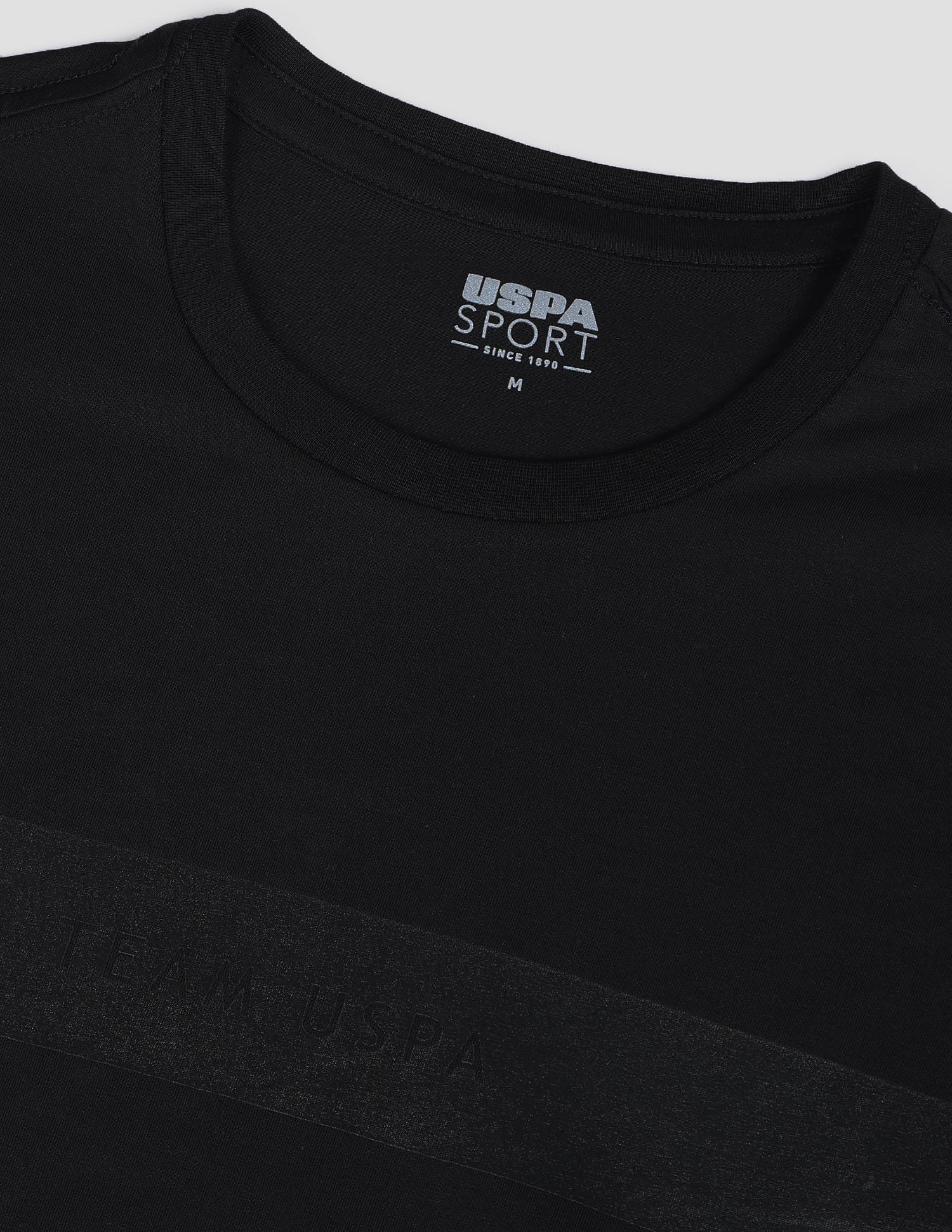 Gel Print Training T-Shirt Black - U.S. POLO ASSN. | Large