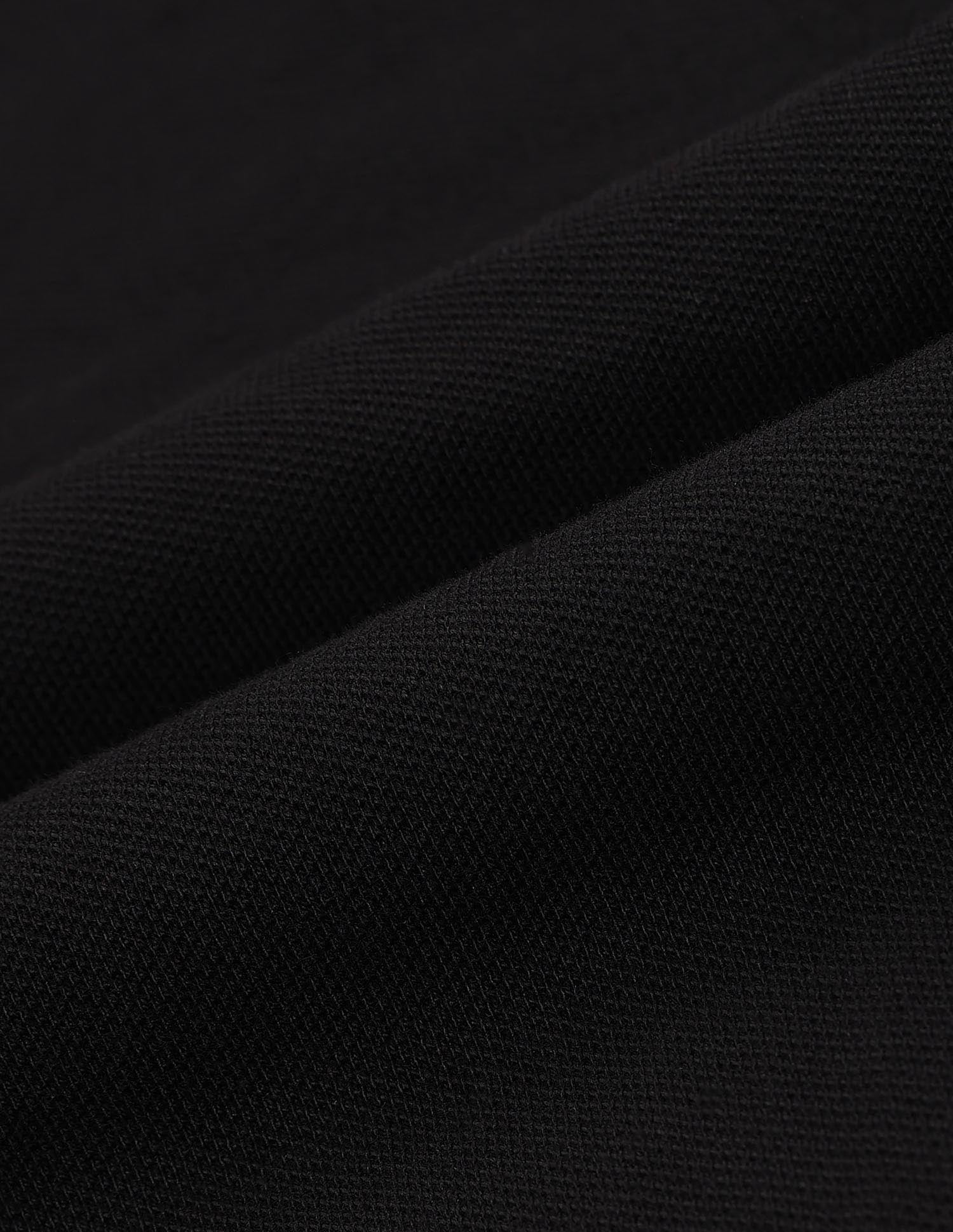 Muscle Fit Pure Cotton Polo Shirt Black - U.S. Polo Assn. India | Large