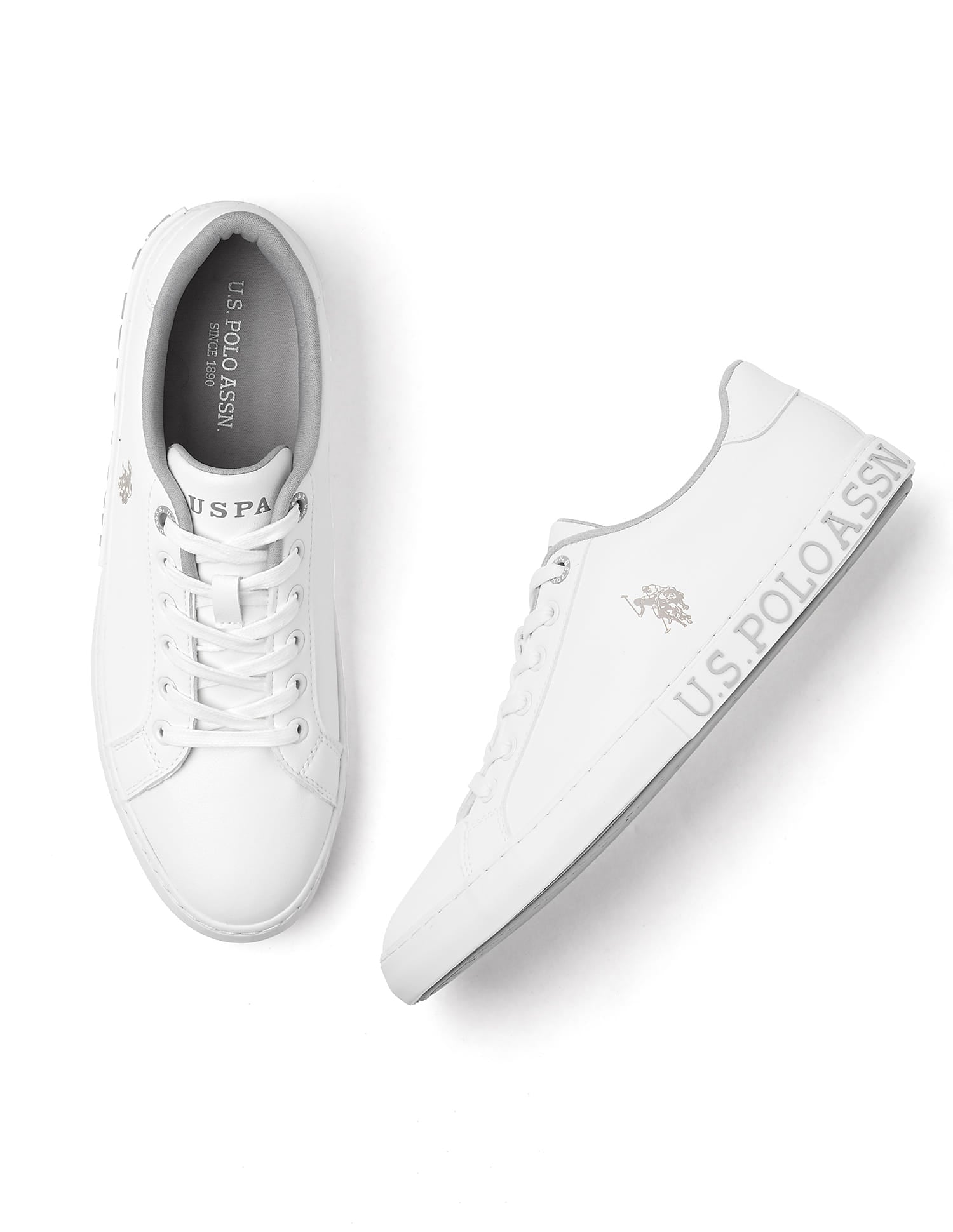 Men Solid Planal 3.0 Sneakers White - U.S. Polo Assn. India | Large