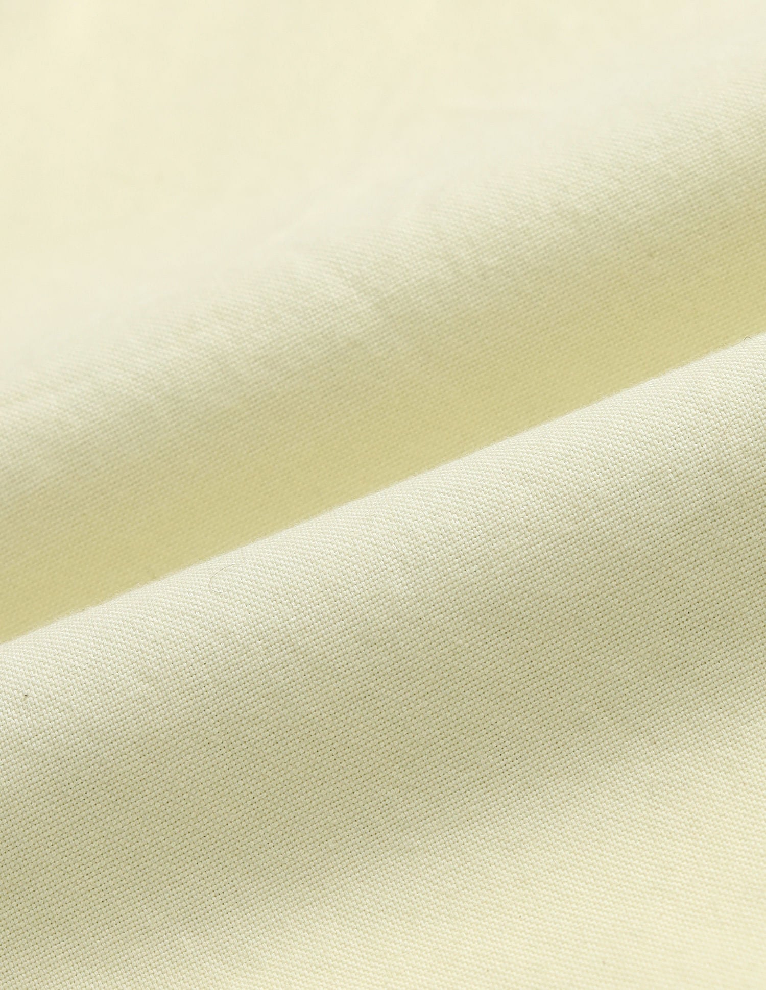 Tailored Fit Oxford Solid Shirt Light Yellow - U.S. Polo Assn. India | Large
