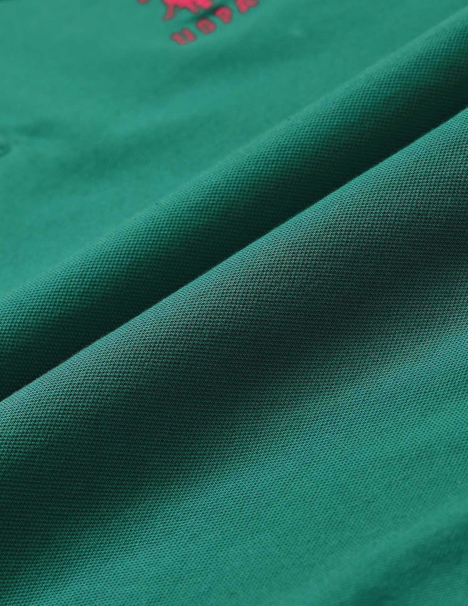 Regular Fit Polo Shirt Dark Green - U.S. POLO ASSN. | Large