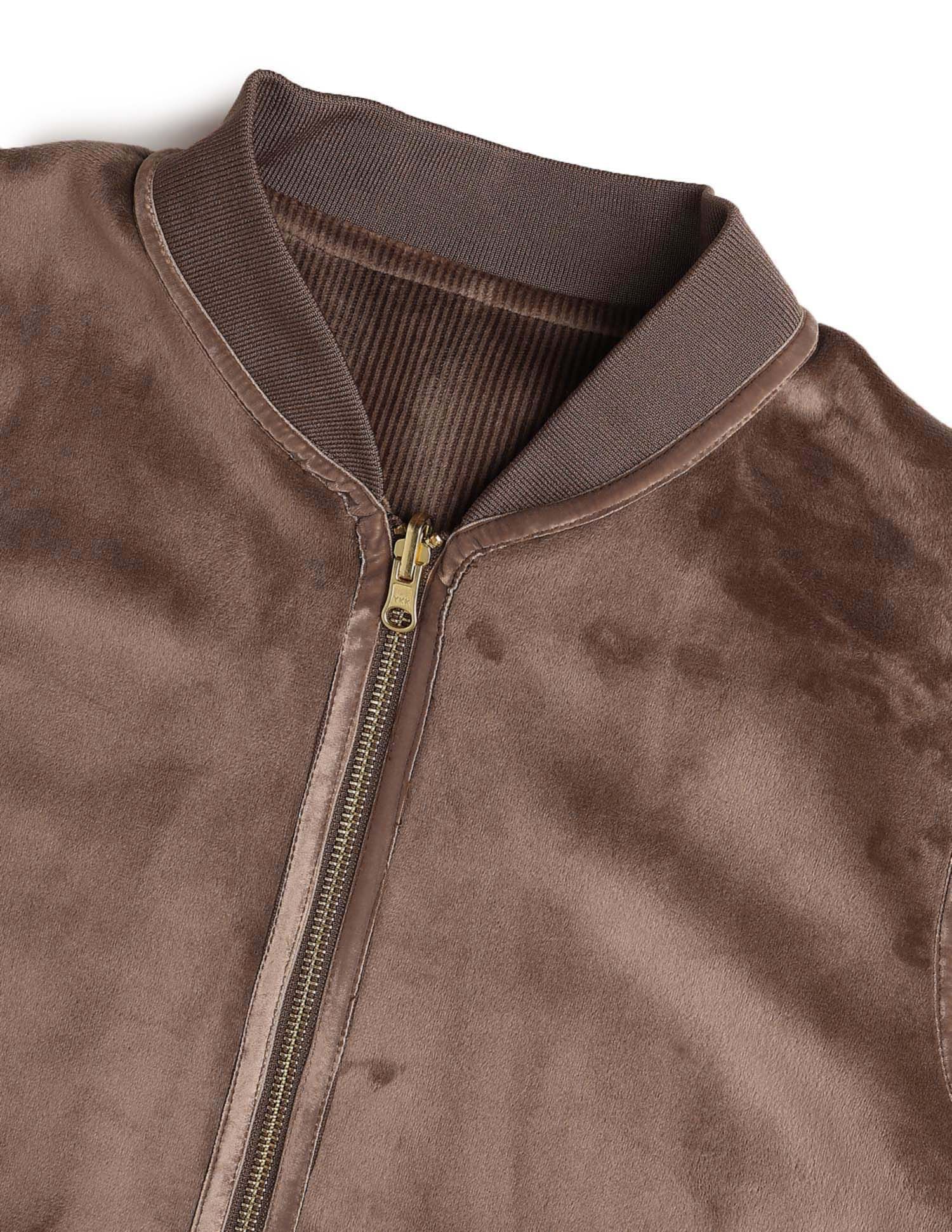 Solid Reversible Bomber Jacket Grey - U.S. POLO ASSN. | Large