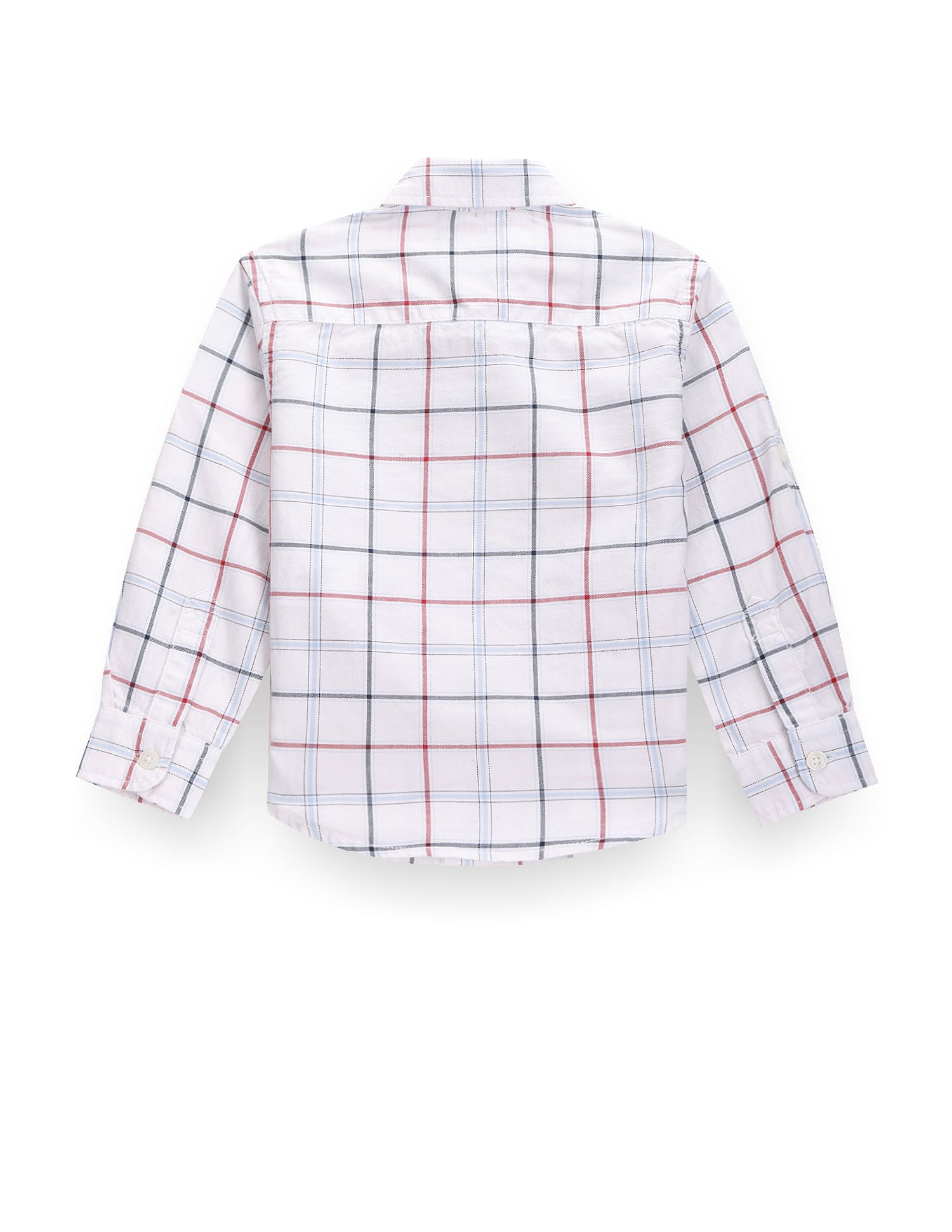 Boys Tartan Check Oxford Shirt White - U.S. POLO ASSN. | Large
