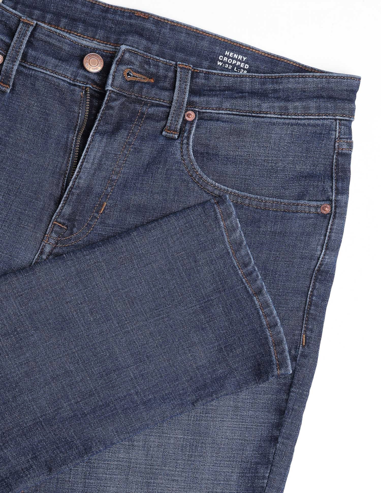 Henry Tapered Fit Blue Jeans Dark Blue - U.S. Polo Assn. India | Large