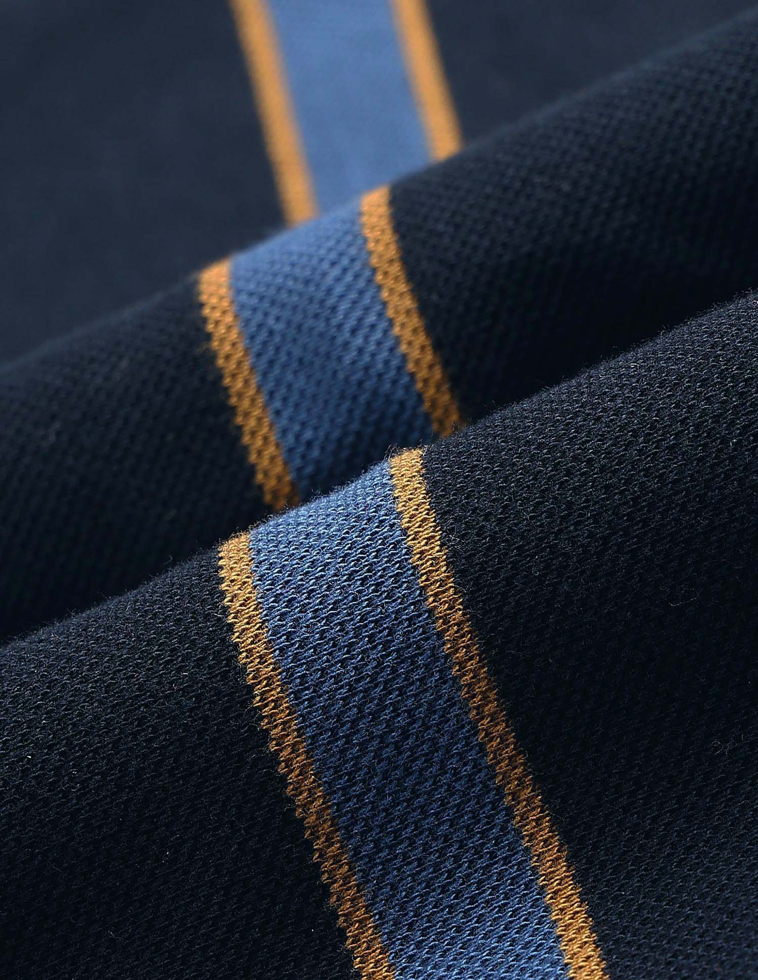 Vertical Striped Varsity Theatre Polo Shirt Navy - U.S. POLO ASSN. | Large