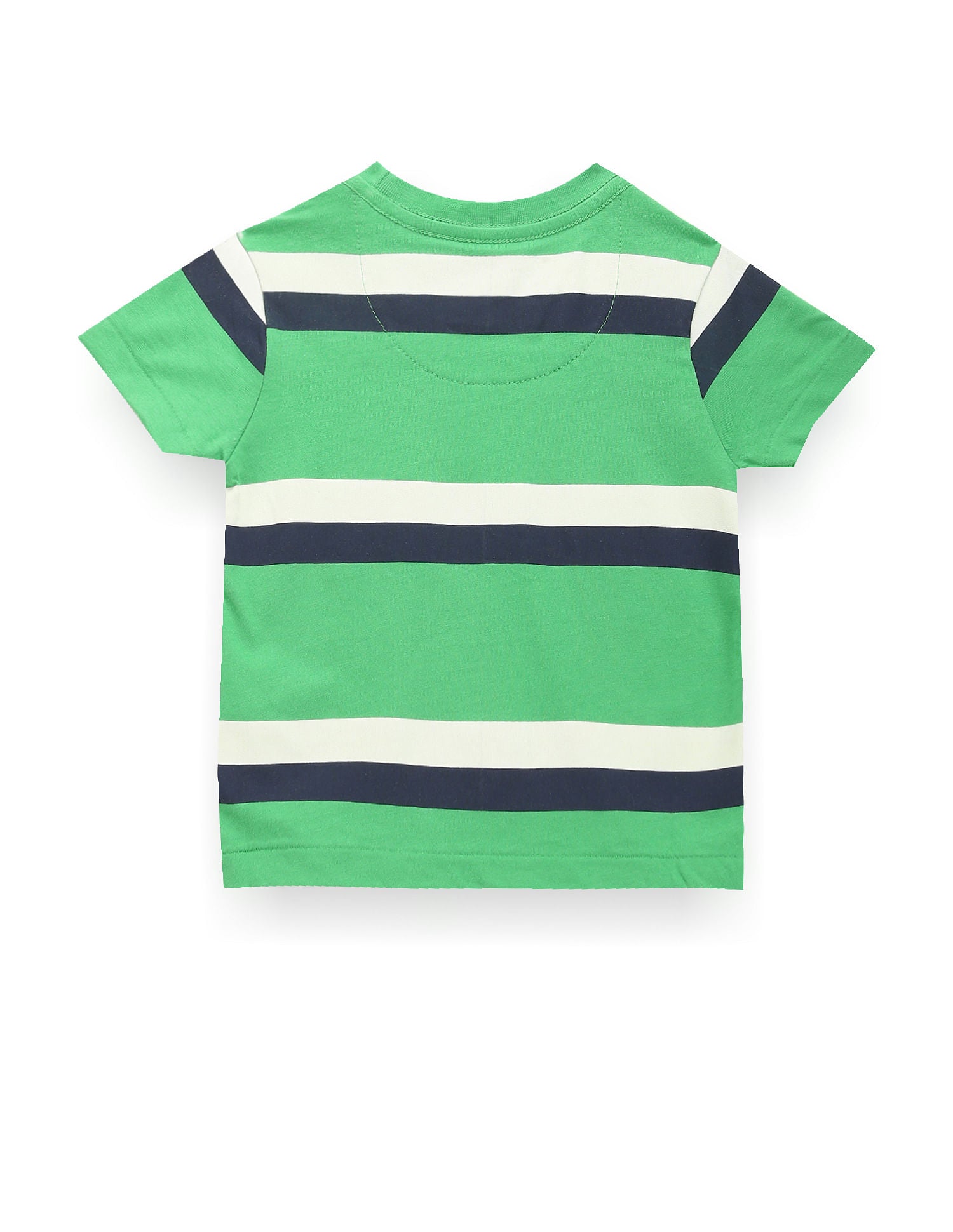 Boys Horizontal Stripe T-Shirt Green - U.S. POLO ASSN. | Large