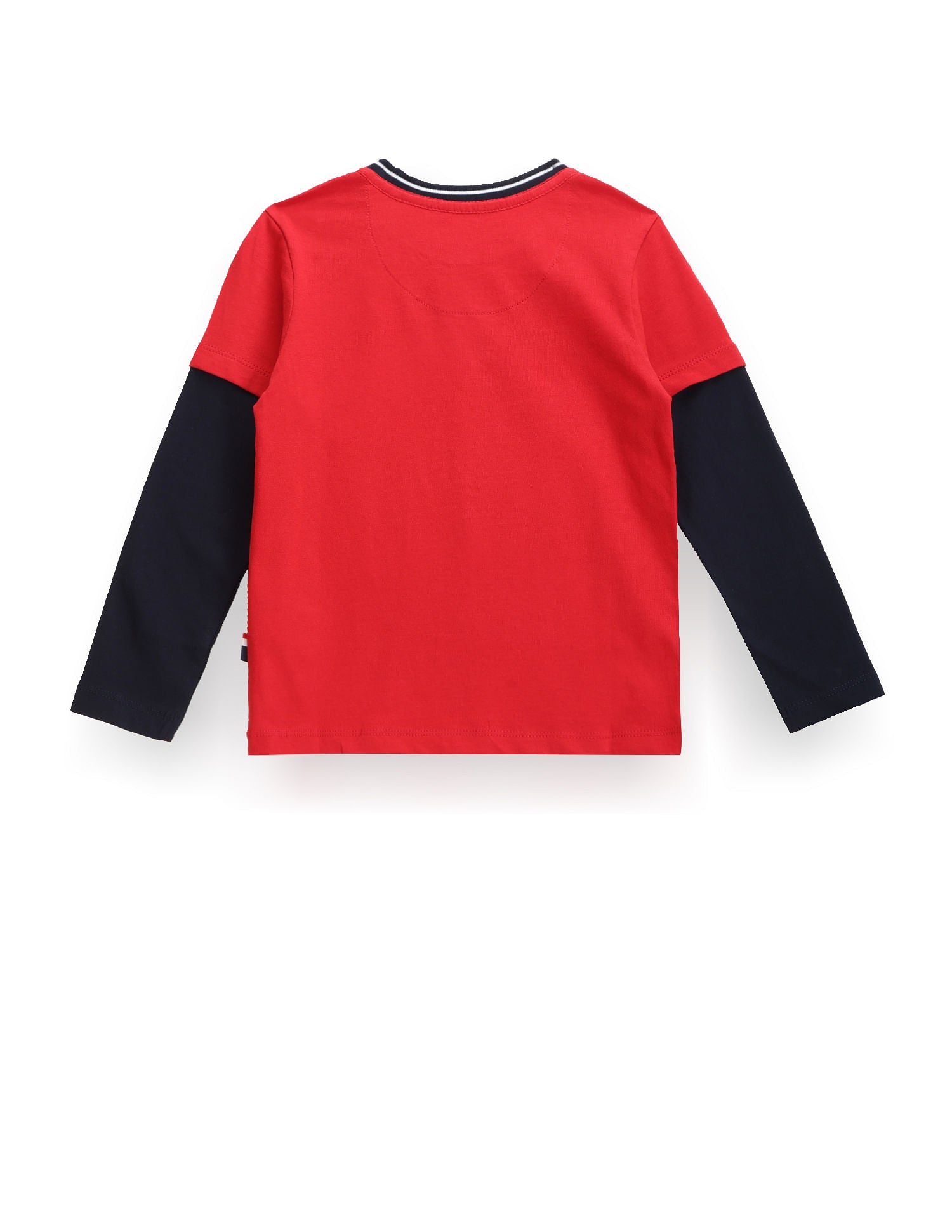 Boys Metallic Graphic Print Sweatshirt Dark Orange - U.S. POLO ASSN. | Large