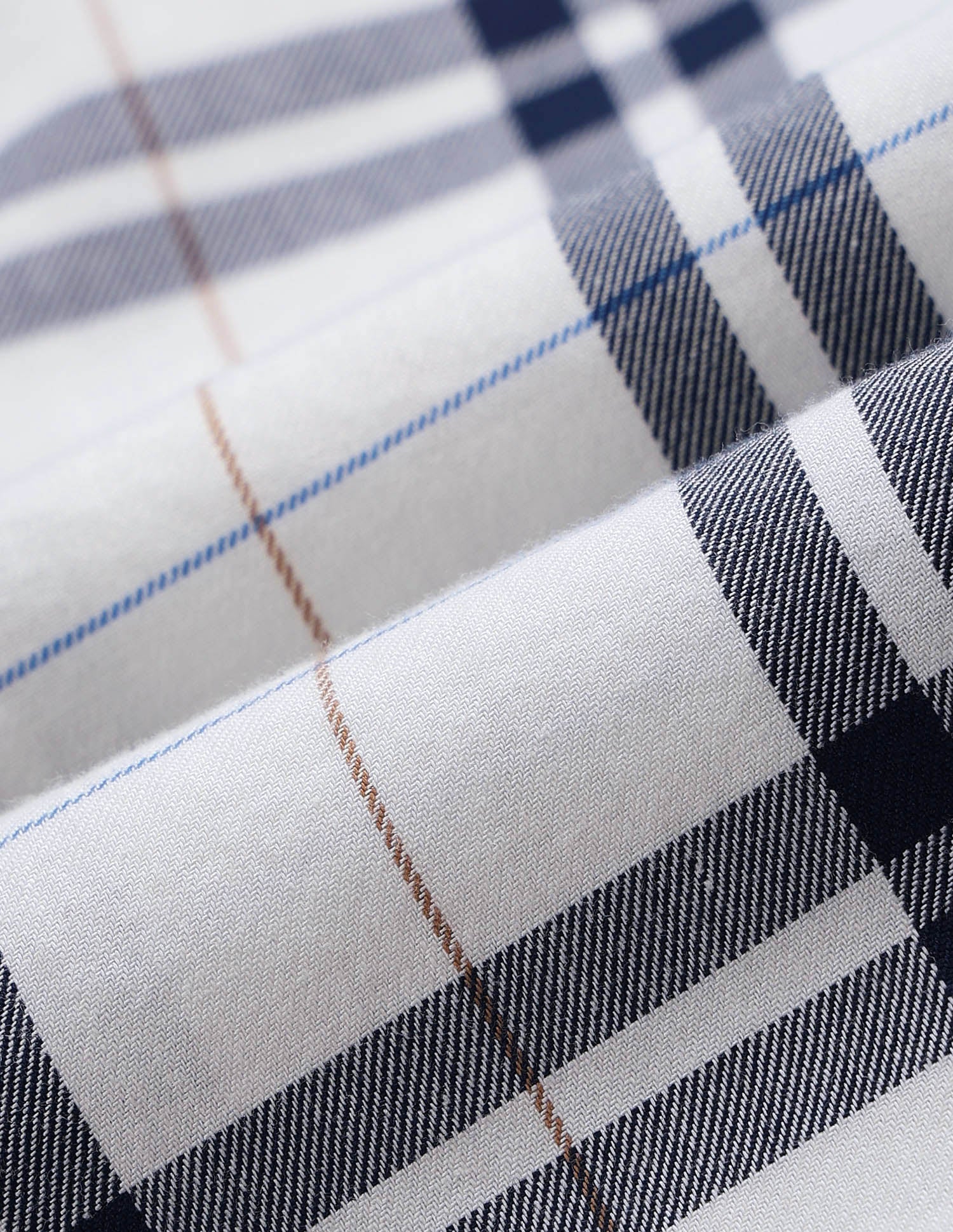 Grid Tattersall Checked Pure Cotton Shirt Navy - U.S. POLO ASSN. | Large