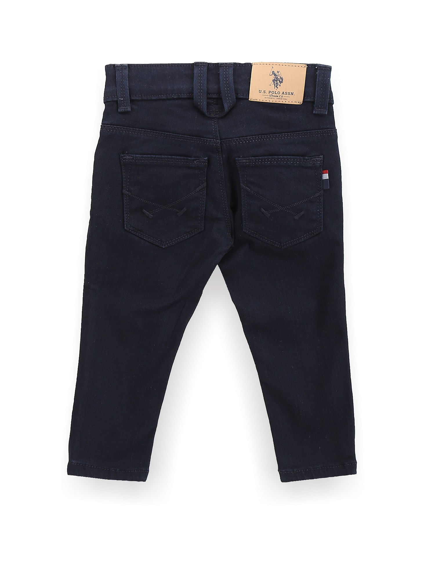 Boys Skinny Blue Shorts Blue - U.S. Polo Assn. India | Large