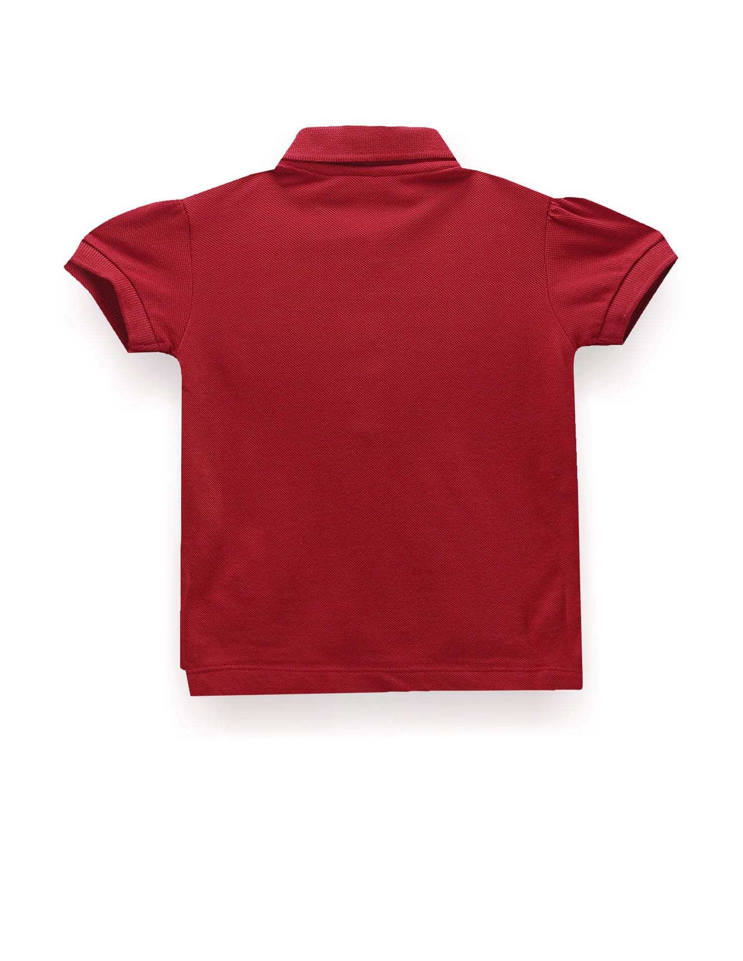 Girls Ruffled Placket Polo Shirt Red - U.S. POLO ASSN. | Large