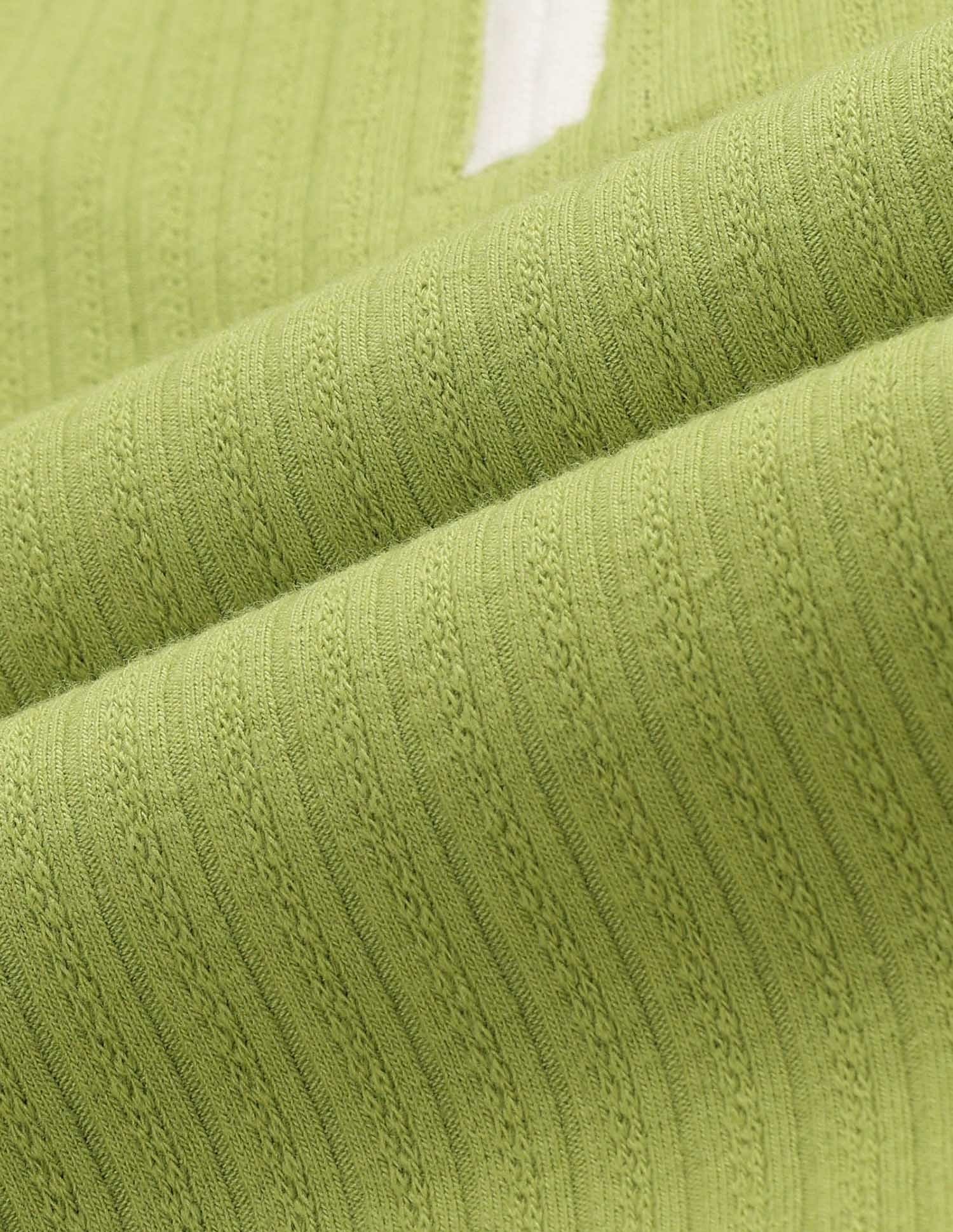 Regular Fit Textured Polo Shirt Green - U.S. Polo Assn. India | Large