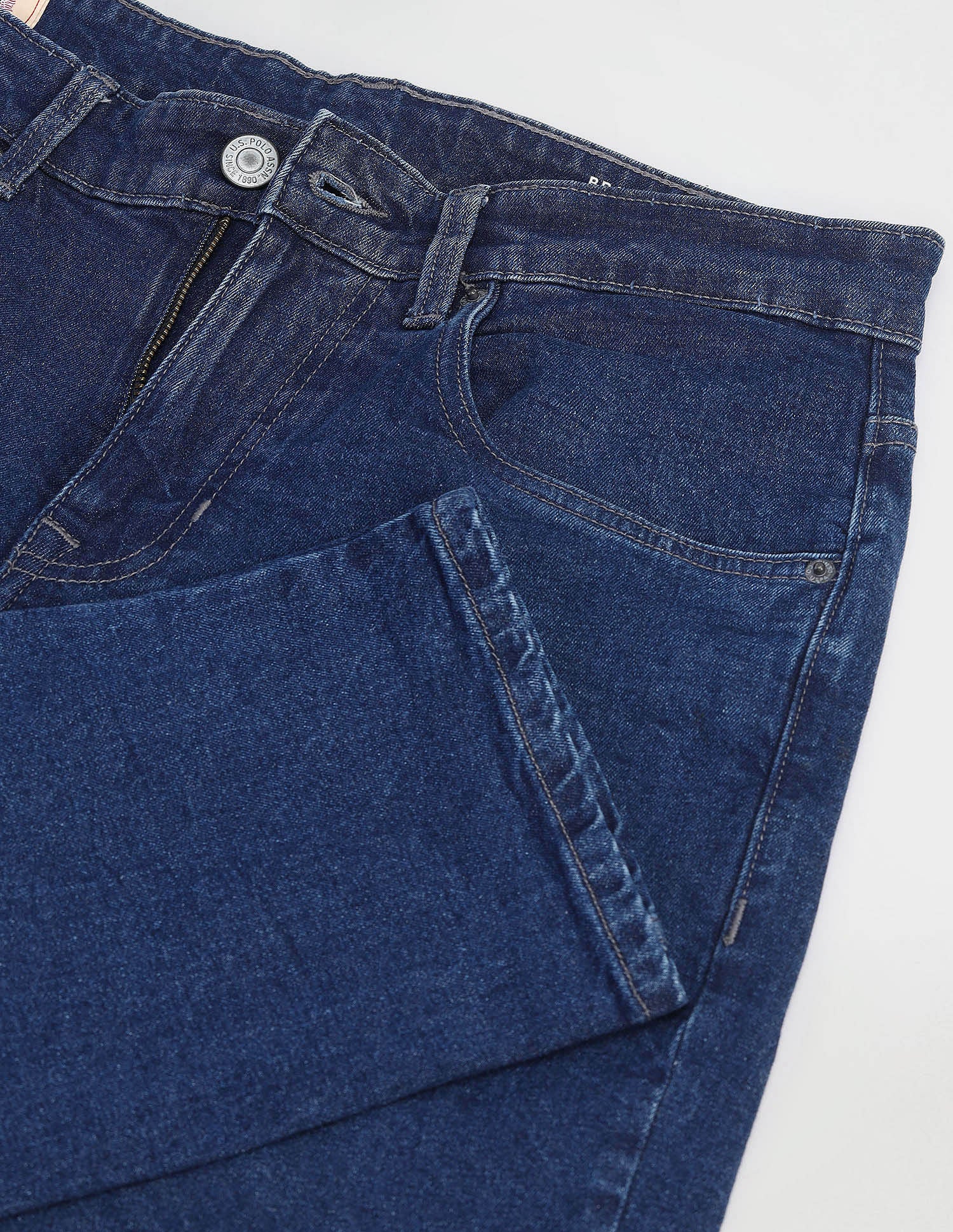 Slim Fit Mid Rise Jeans Blue - U.S. POLO ASSN. | Large