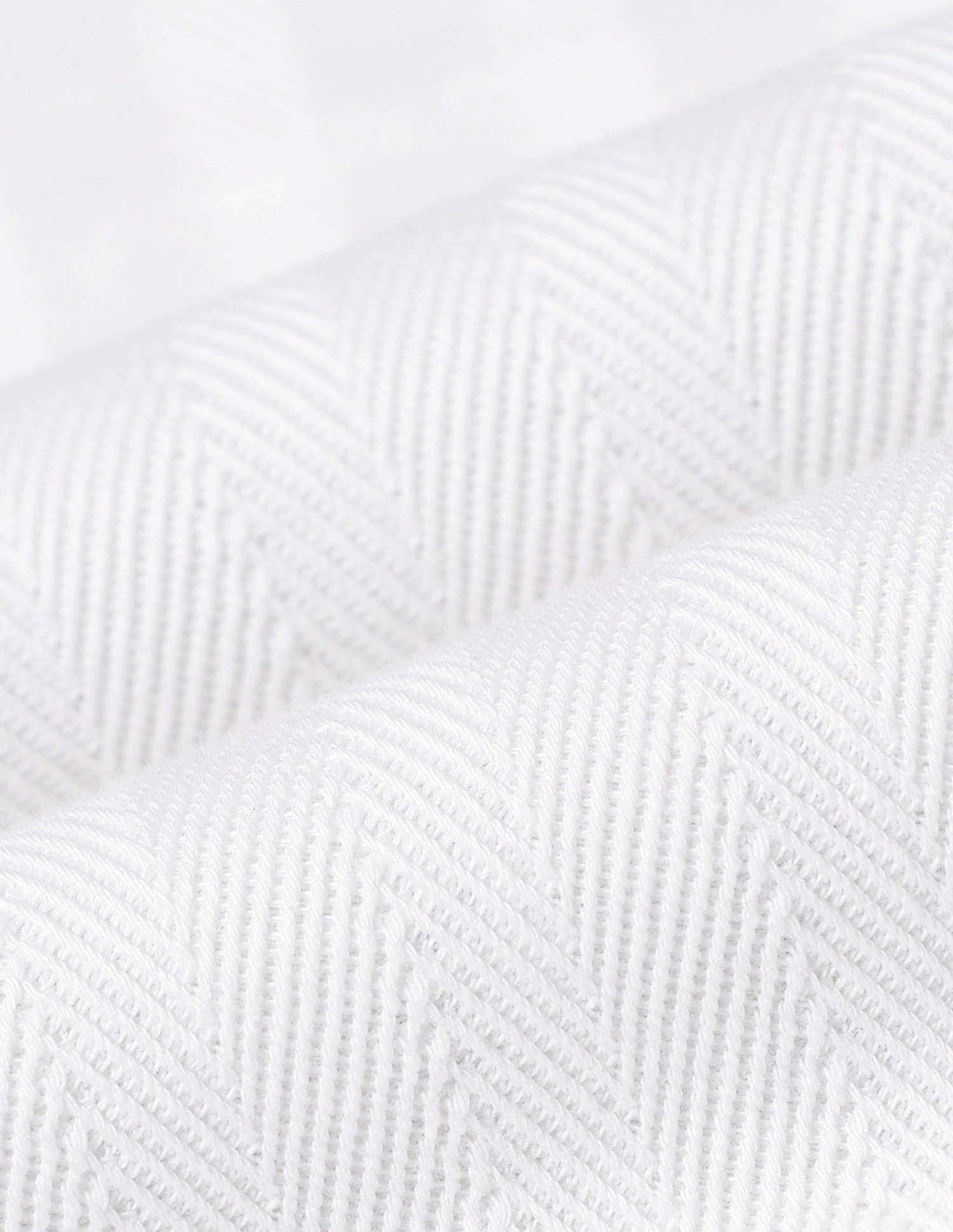 Textured Chevron Slim Fit Polo Shirt White - U.S. Polo Assn. India | Large