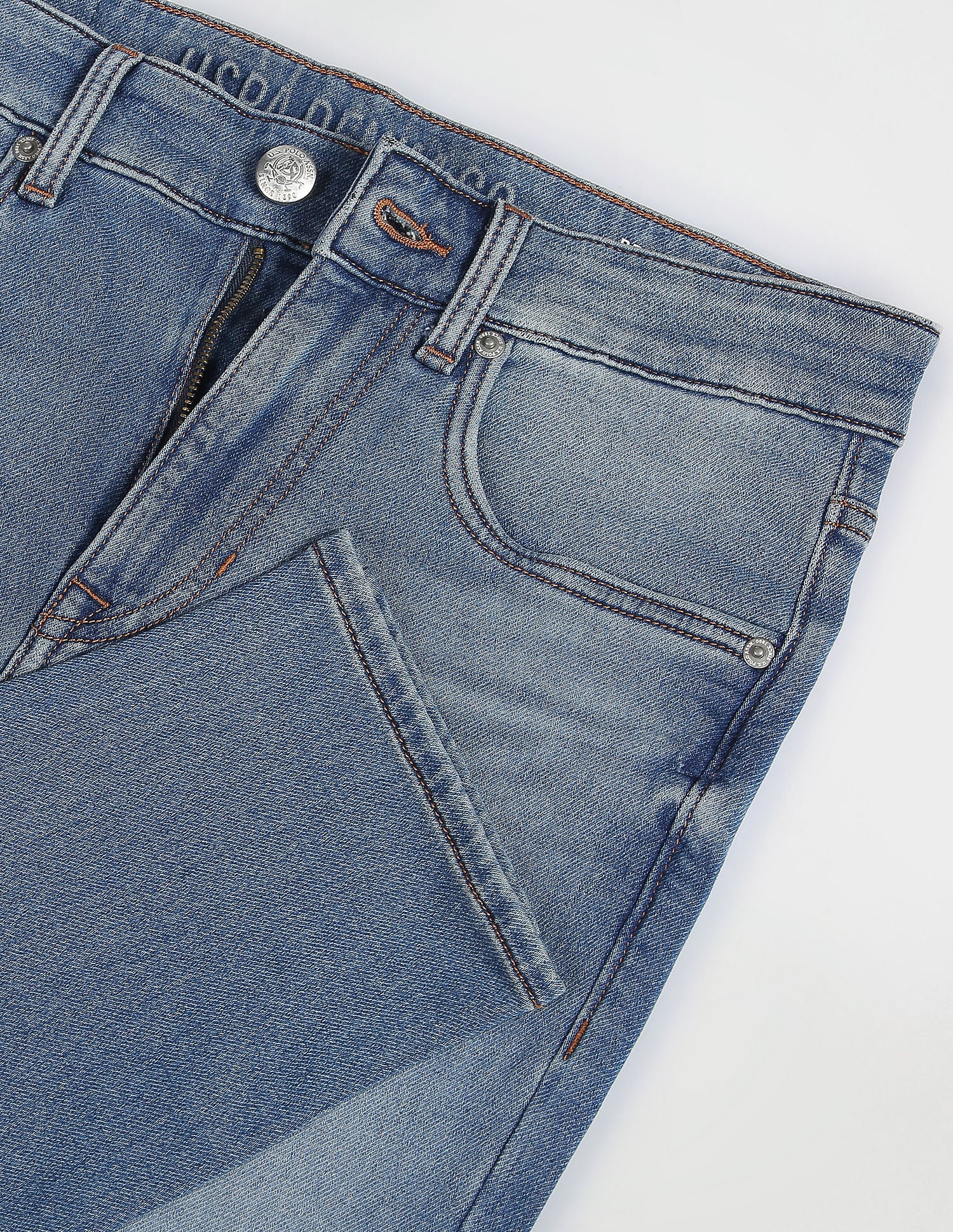 Regallo Skinny Super Soft Jeans Light Blue - U.S. POLO ASSN. | Large