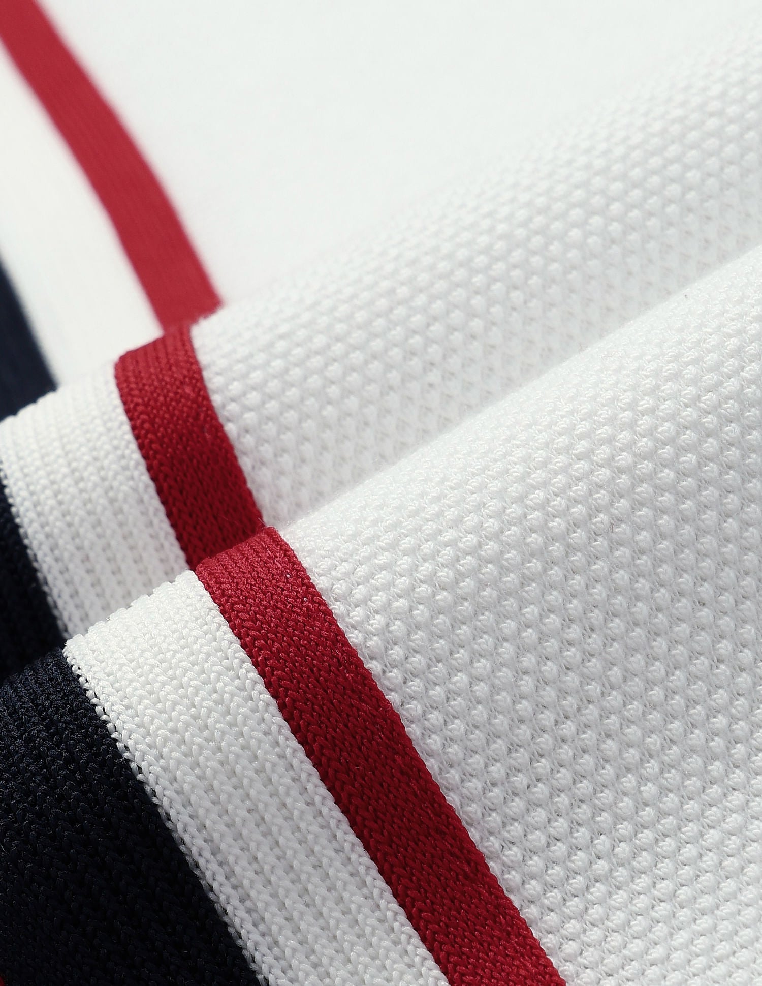 Vertical Stripe Slim Fit Polo Shirt White - U.S. Polo Assn. India | Large