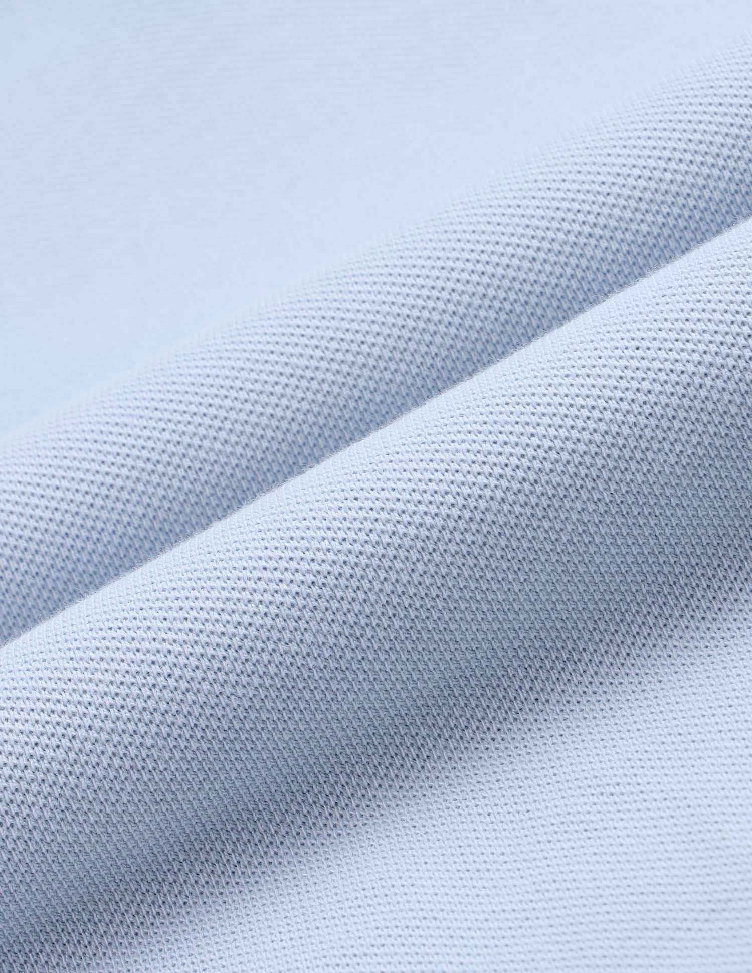 Contrast Collar Slim Fit Polo Shirt Light Blue - U.S. Polo Assn. India | Large