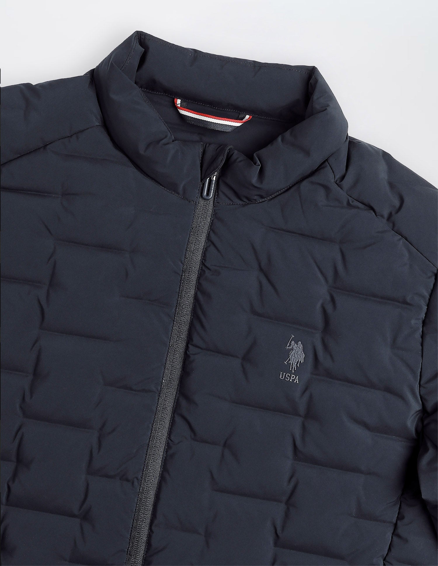 Mock Collar Regular Fit Smartheat Jacket Navy - U.S. POLO ASSN. | Large