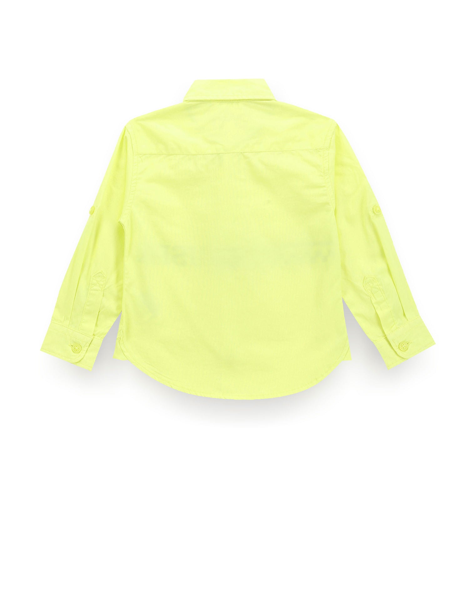 Pure Cotton Brand Print Shirt Neon Green - U.S. Polo Assn. India | Large